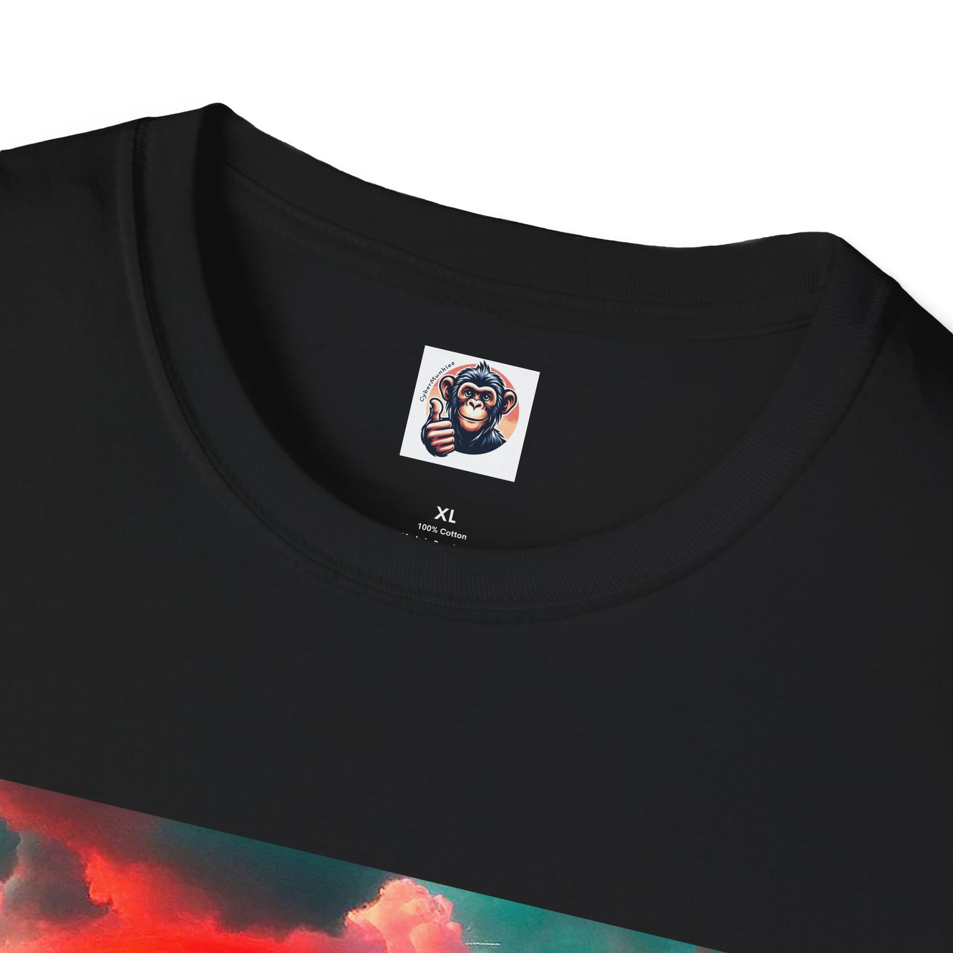 Baboon rainbow bridge T-Shirt Printify