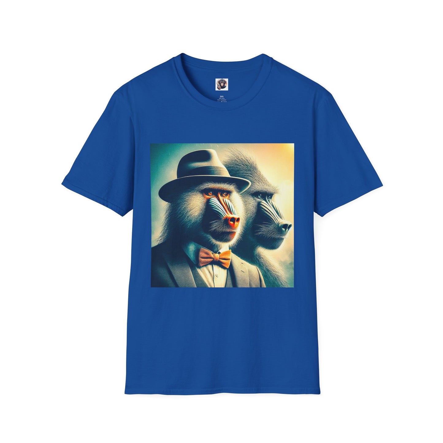 Baboon business professionals T-Shirt Printify XS Royal
