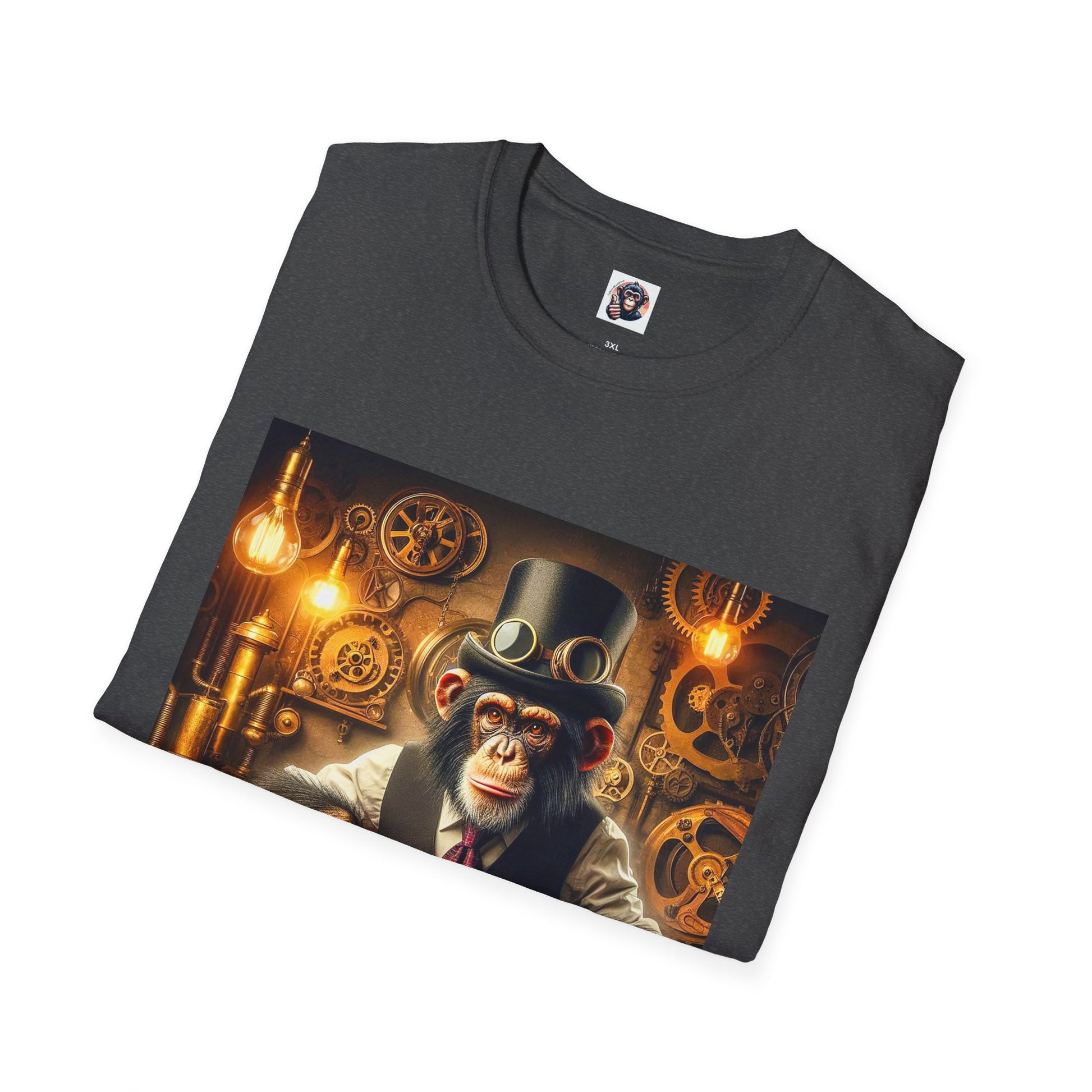 Chimp steam punk T-Shirt Printify
