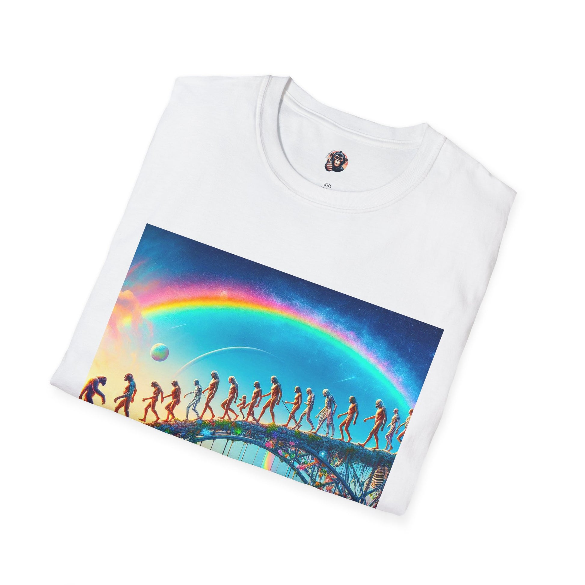 Homo Sapiens rainbow bridge T-Shirt Printify