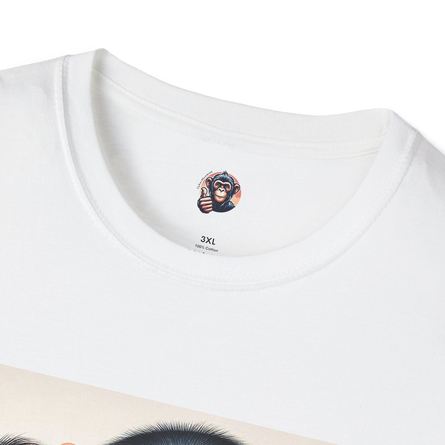 Bonobo muscles man T-Shirt Printify