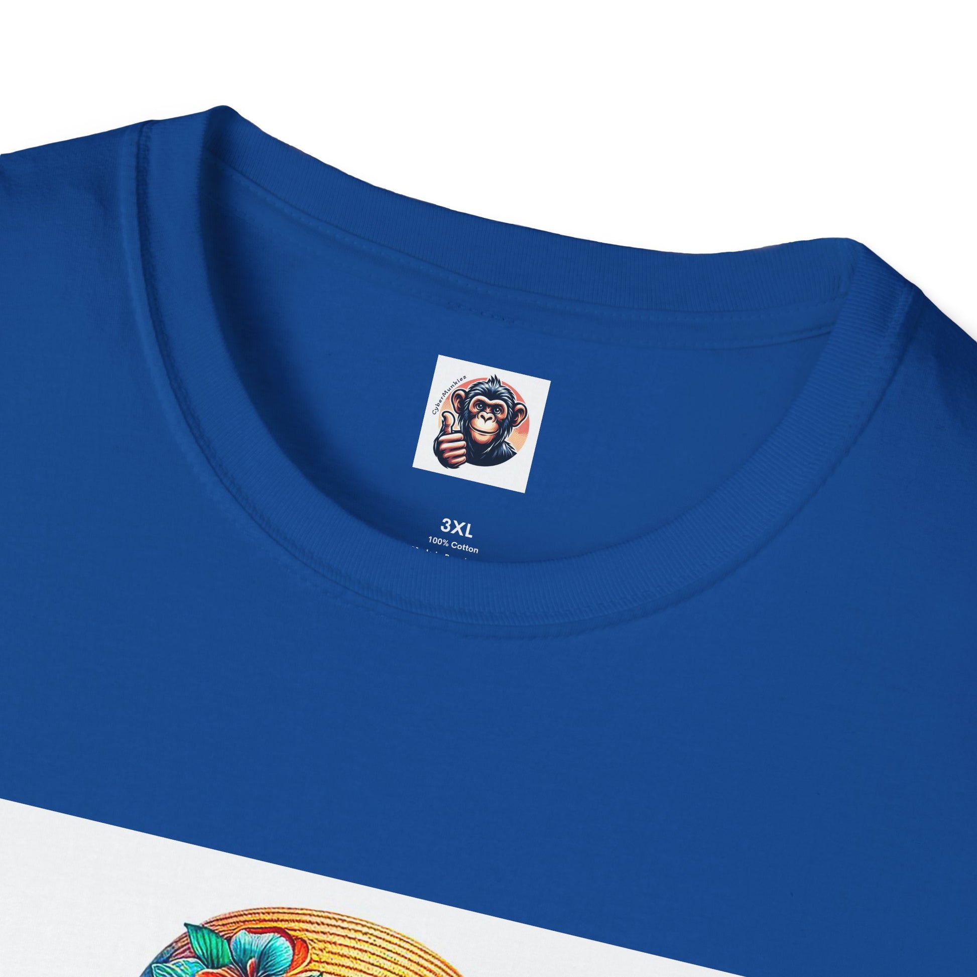 Capuchin Monkey beach surfer T-Shirt Printify