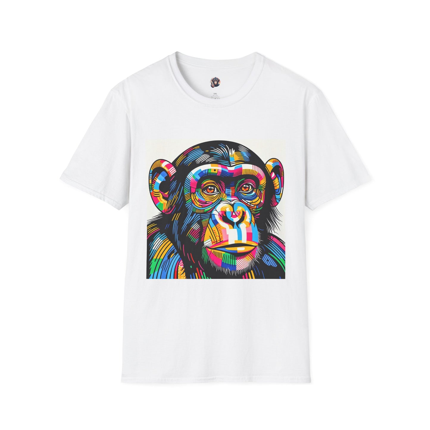 Bonobo colors T-Shirt Printify S White