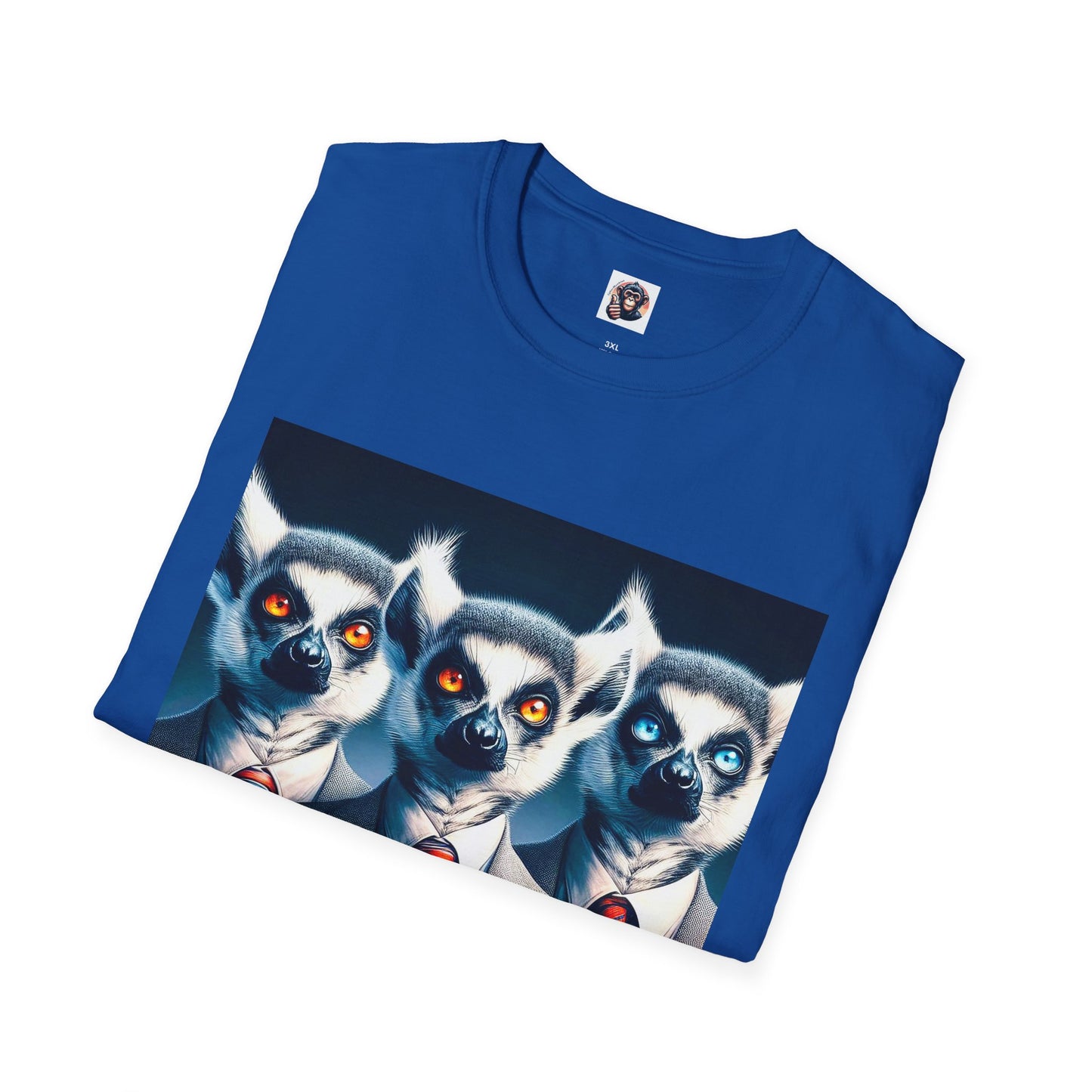 Lemurs business man T-Shirt Printify