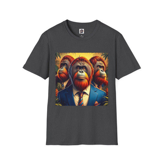 Orangutans suits T-Shirt Printify XS Dark Heather