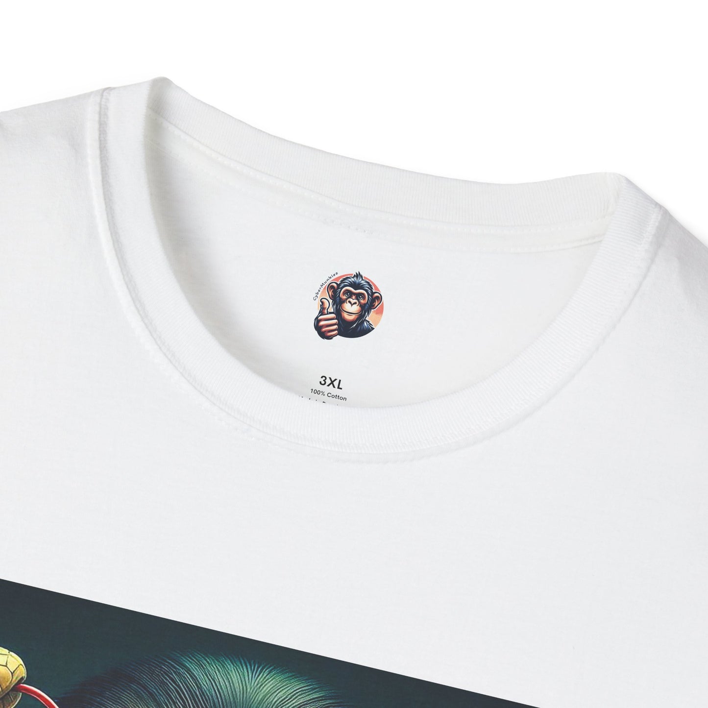 Capuchin Monkey scary snakes shirt T-Shirt Printify