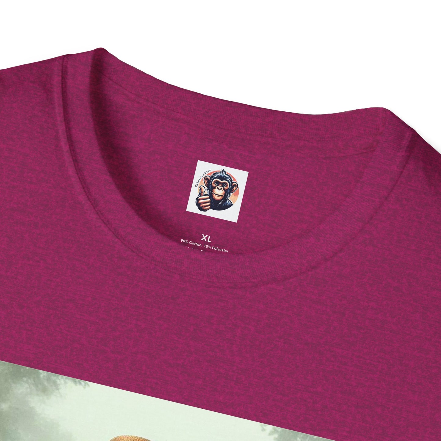 Capuchin Monkey couple driving shirt