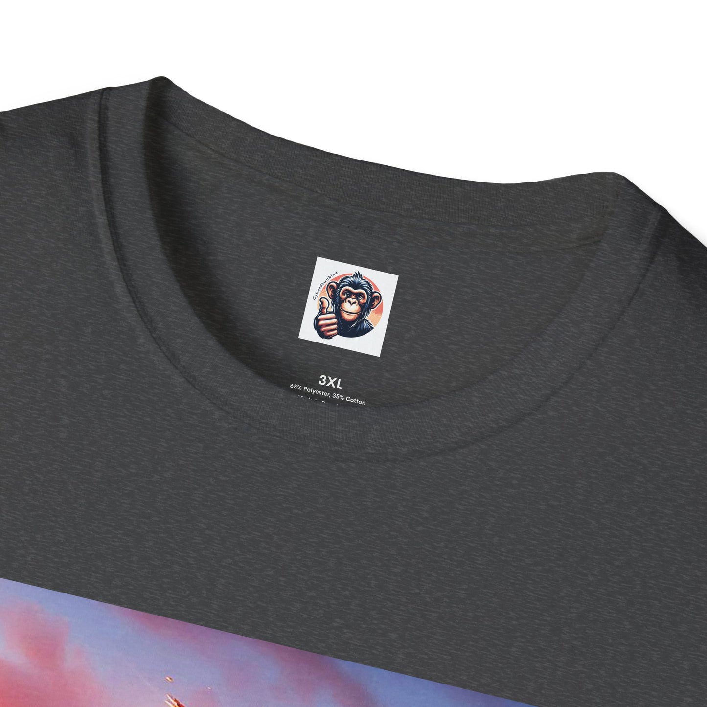 Wacky Lemurs hot air balloon T-Shirt Printify