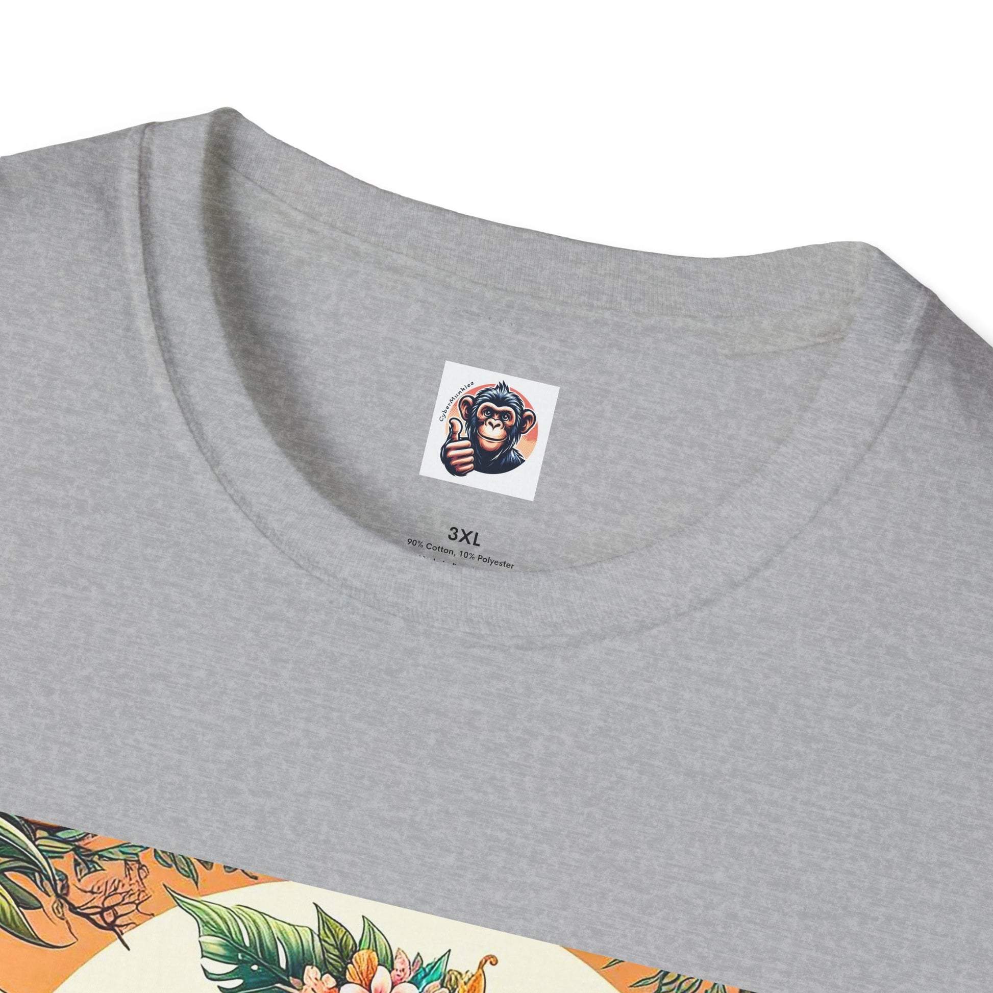 Chimp surfing T-Shirt Printify