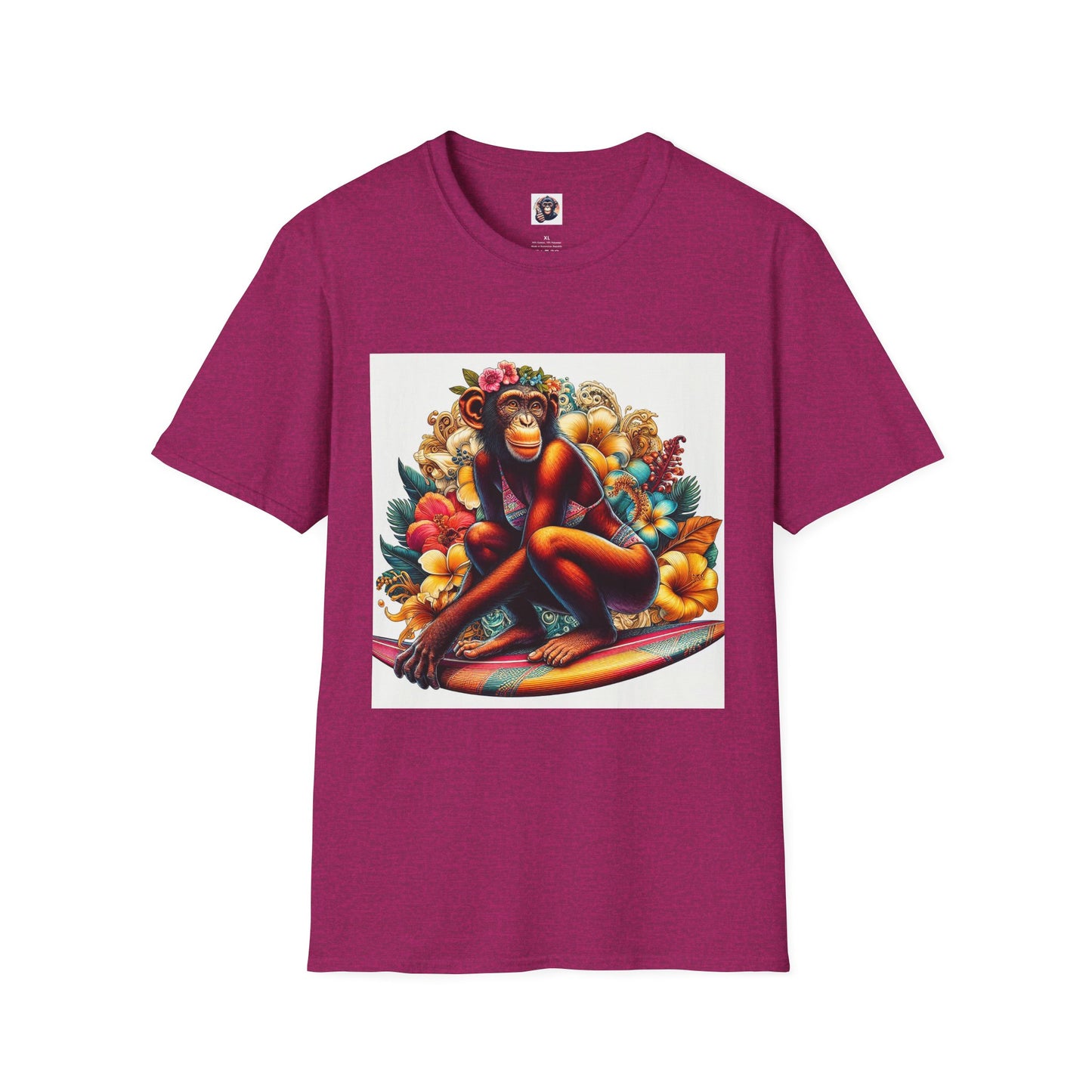 Bonobo T-Shirt Printify S Antique Heliconia