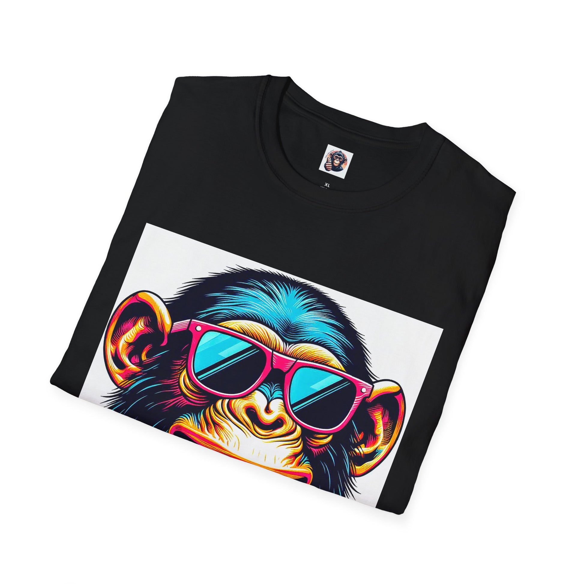 Chimp cool shades T-Shirt Printify