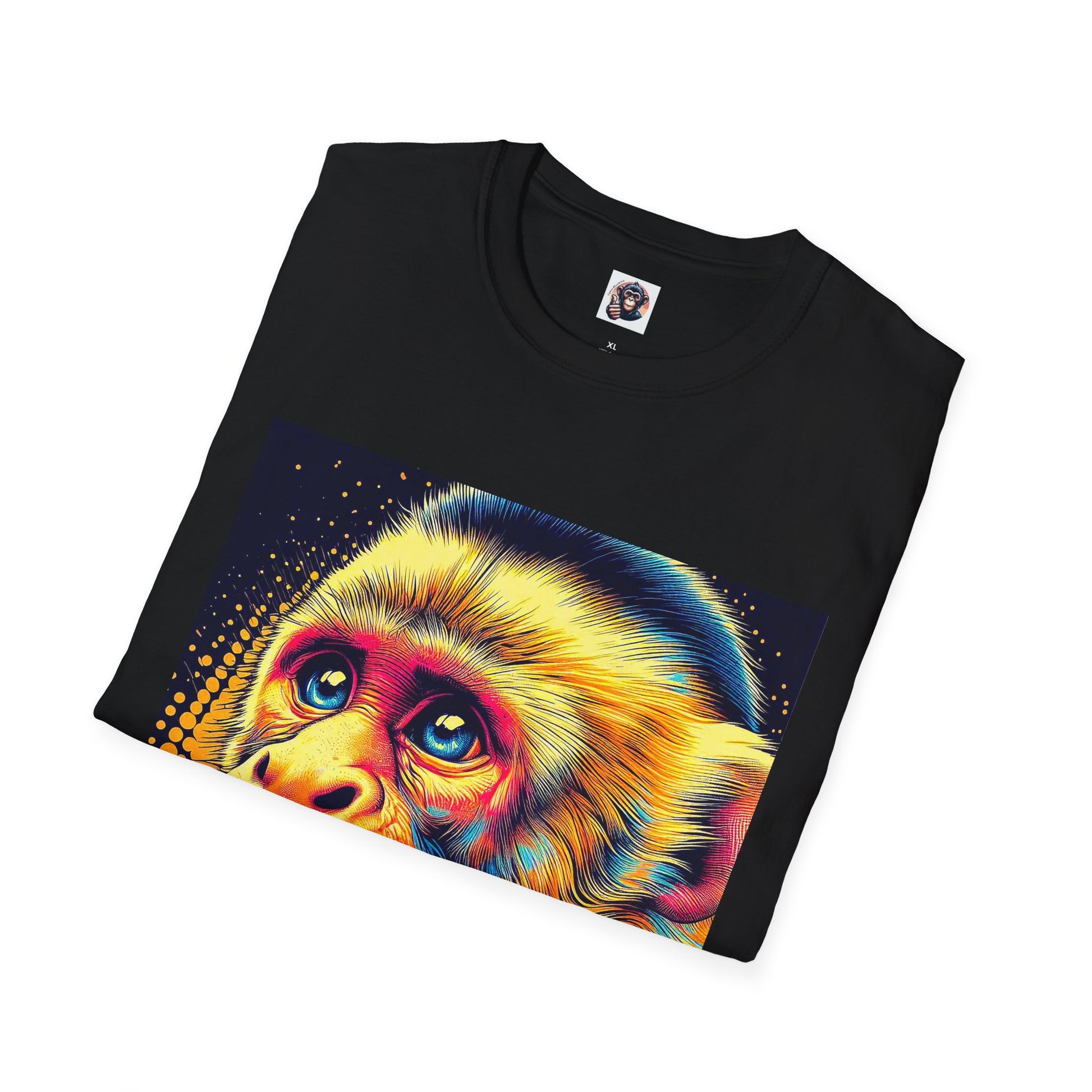 Capuchin Monkey colorful beauty shirt T-Shirt Printify