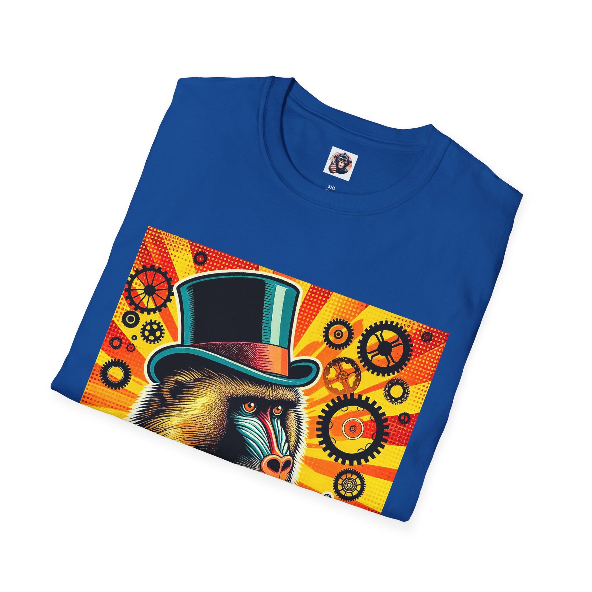 Baboon steam punk T-Shirt Printify