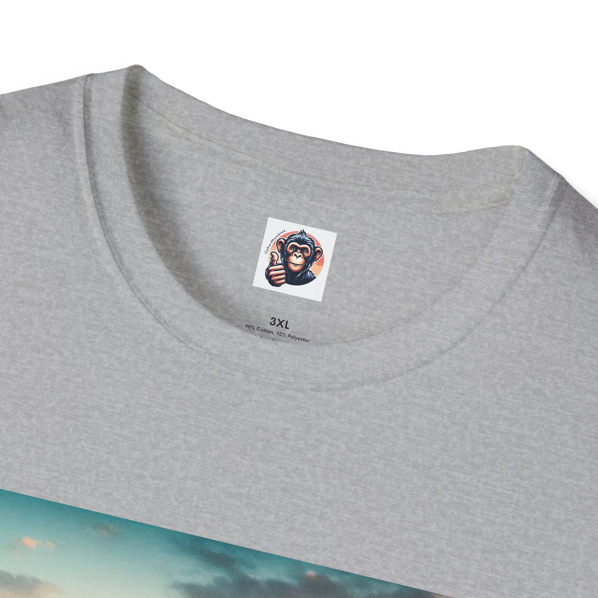 Wacky Bonobo blue car T-Shirt Printify