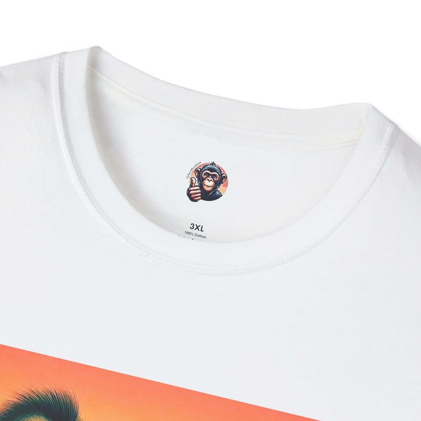 Wacky Baboon tiny car T-Shirt Printify