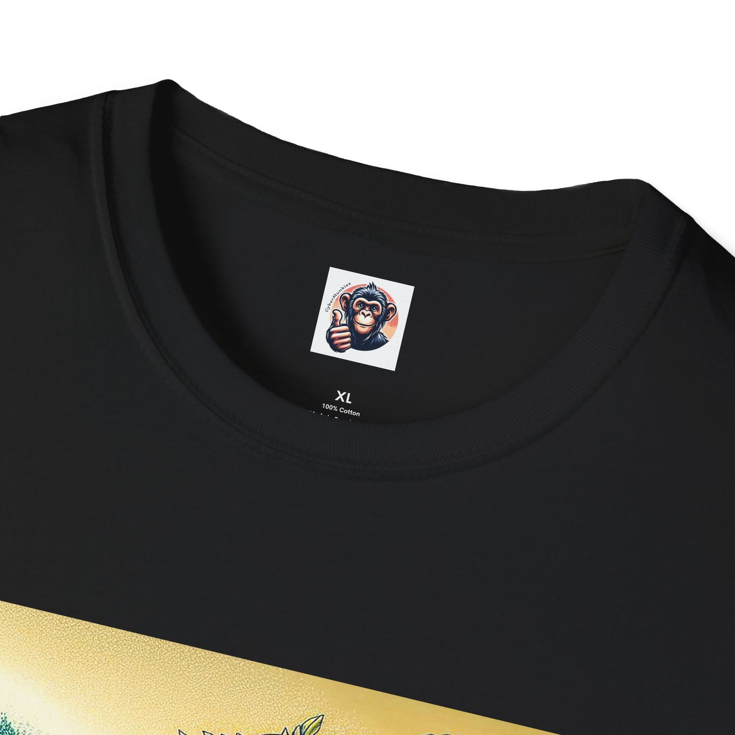 Chimp surfer girl T-Shirt Printify