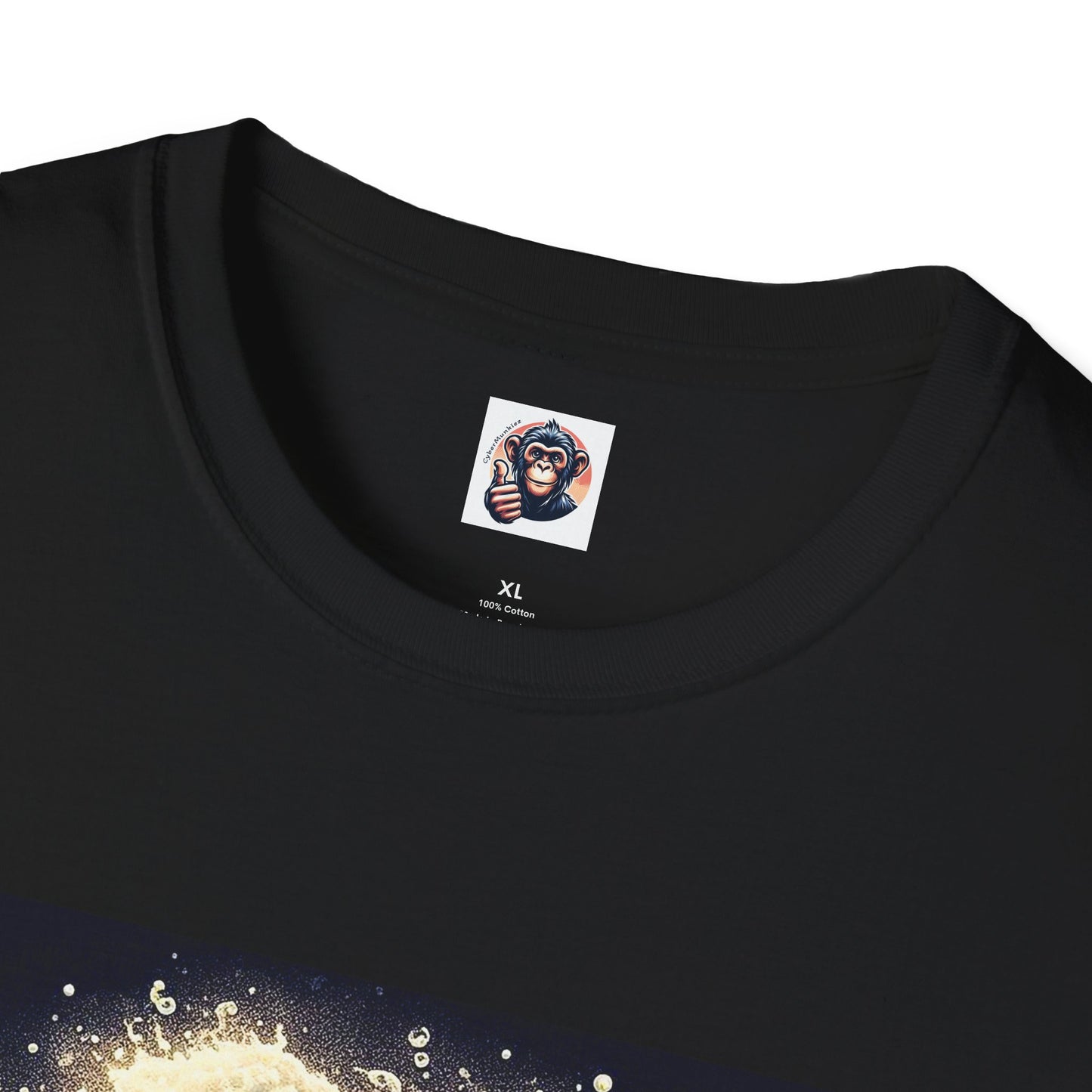 Capuchin Monkey surfer dude T-Shirt Printify