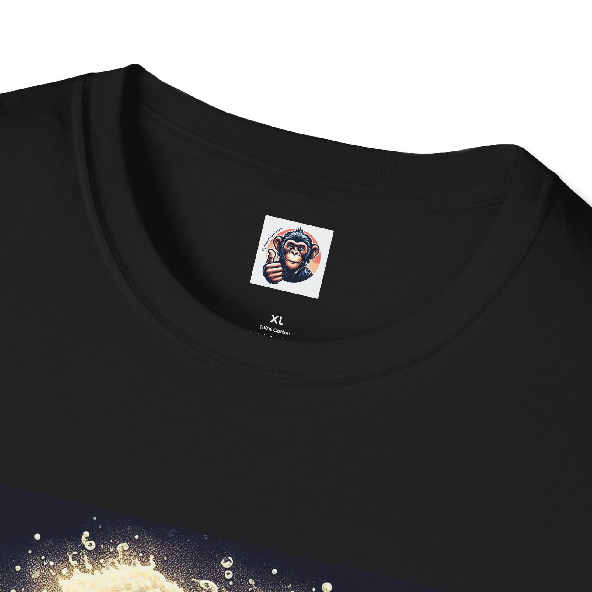 Capuchin Monkey surfer dude T-Shirt Printify