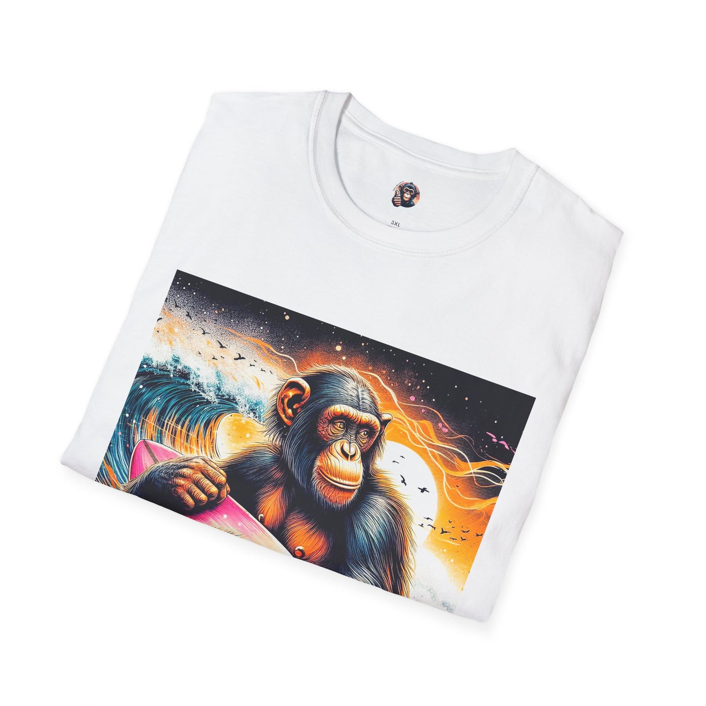 Bonobo surfer T-Shirt Printify