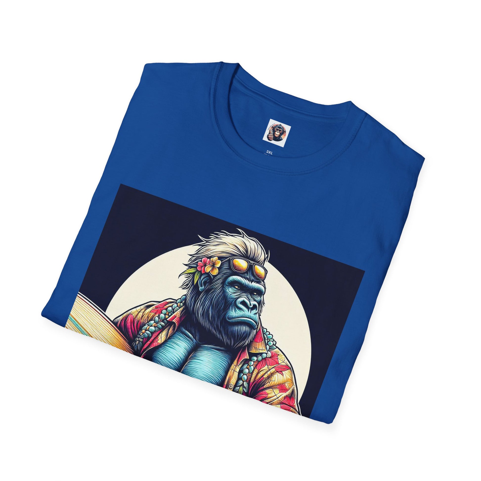 Gorilla surfer T-Shirt Printify
