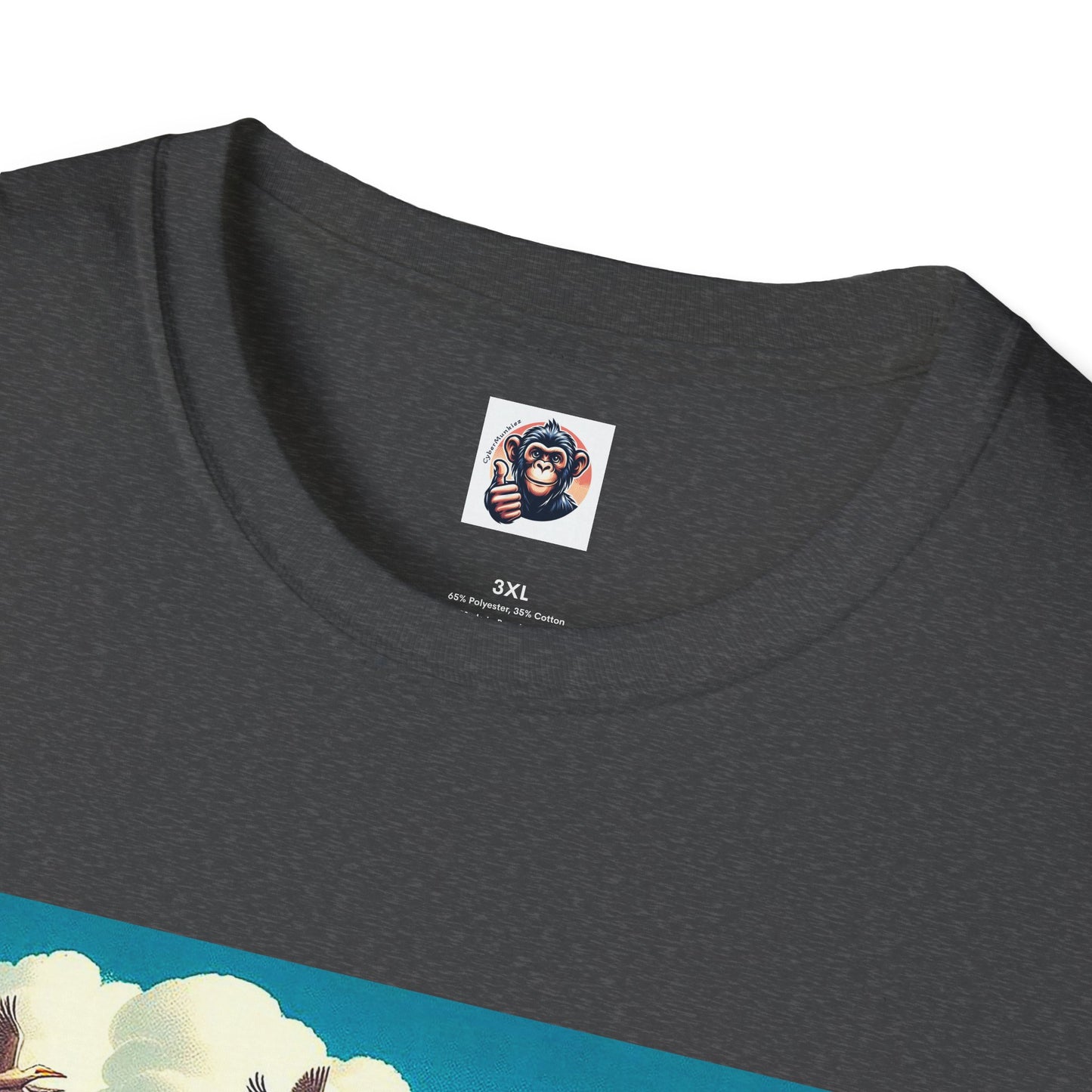 Wacky Chimp driving fun T-Shirt Printify