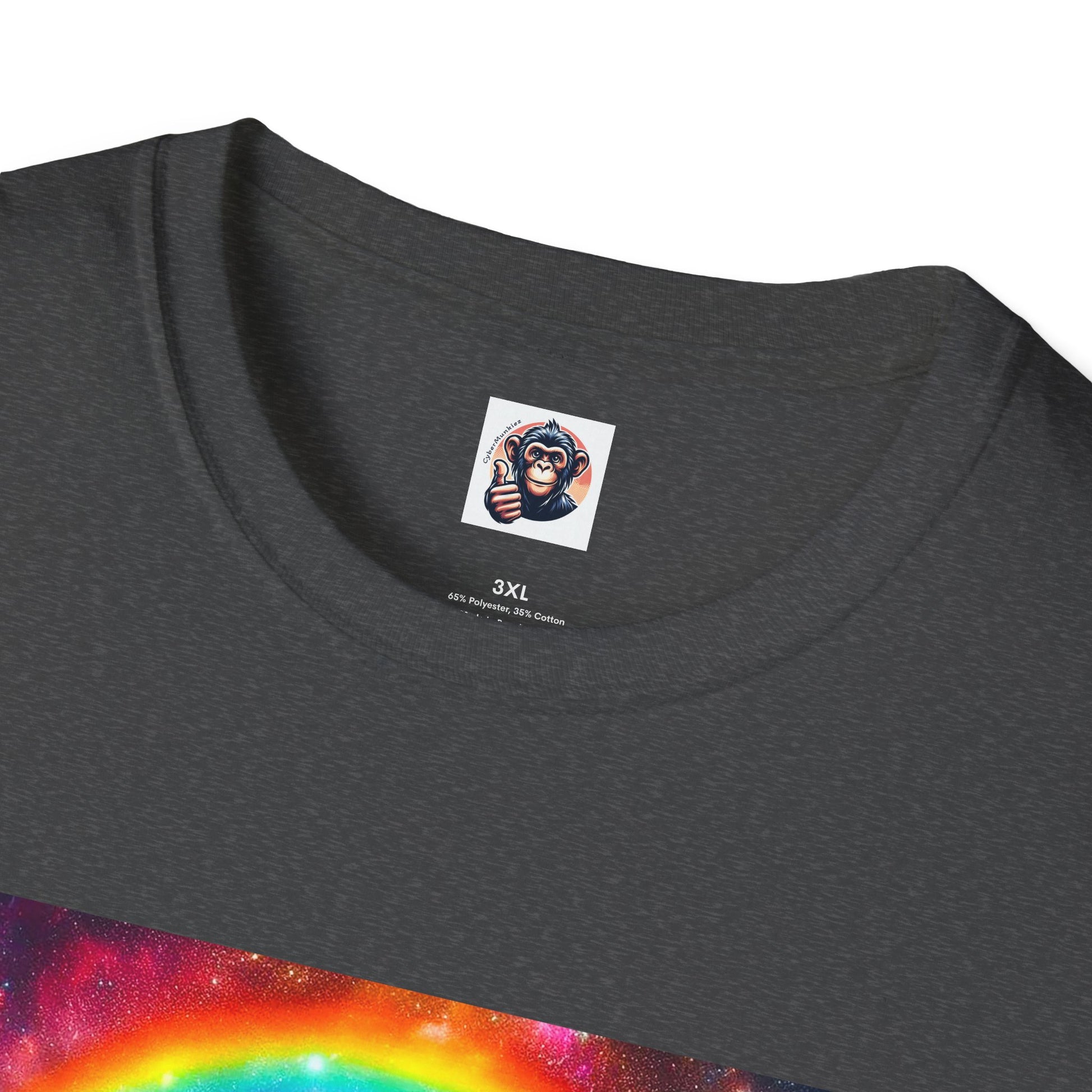 Capuchin Monkey rainbow bridge T-Shirt Printify