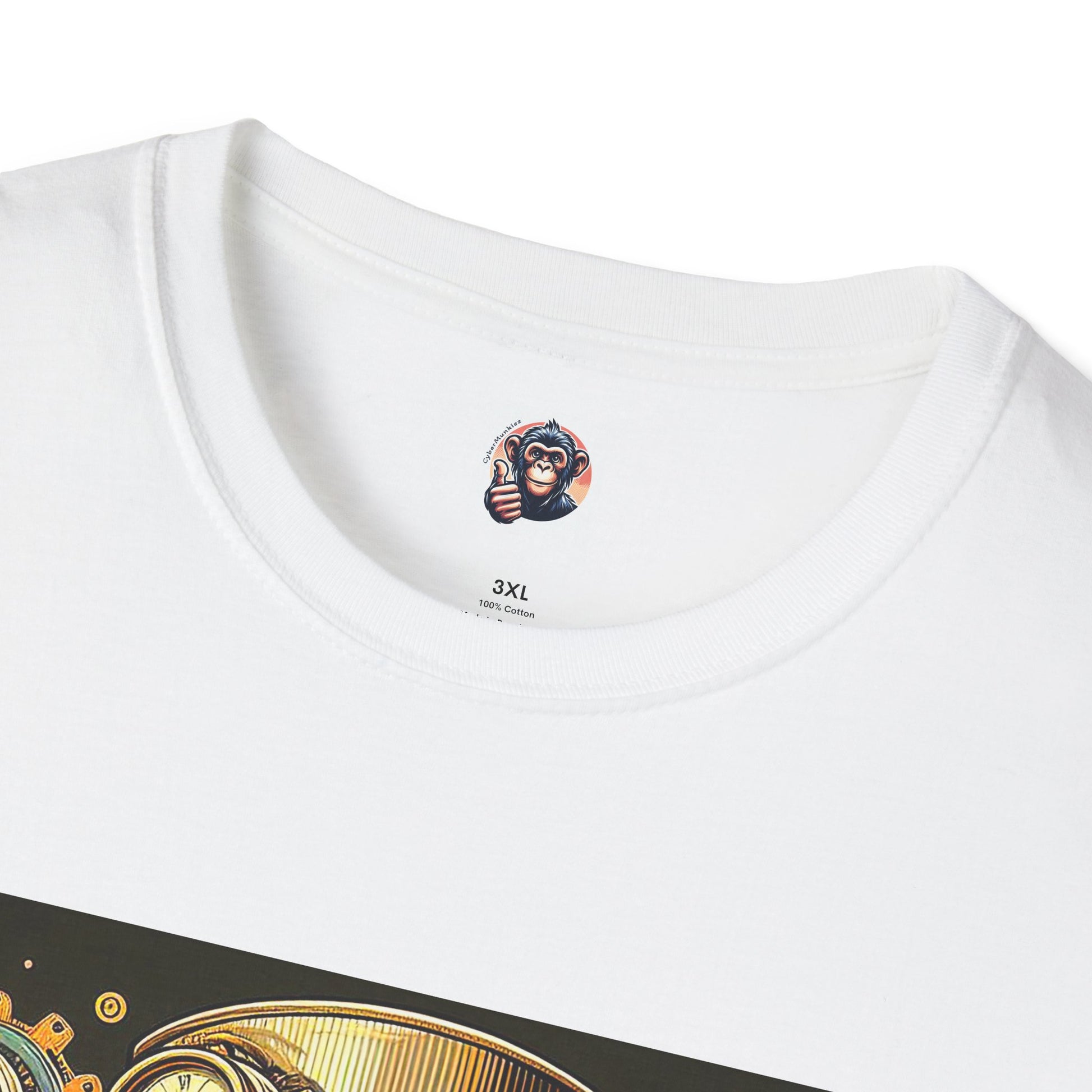 Steam punk Capuchin Monkey T-Shirt Printify