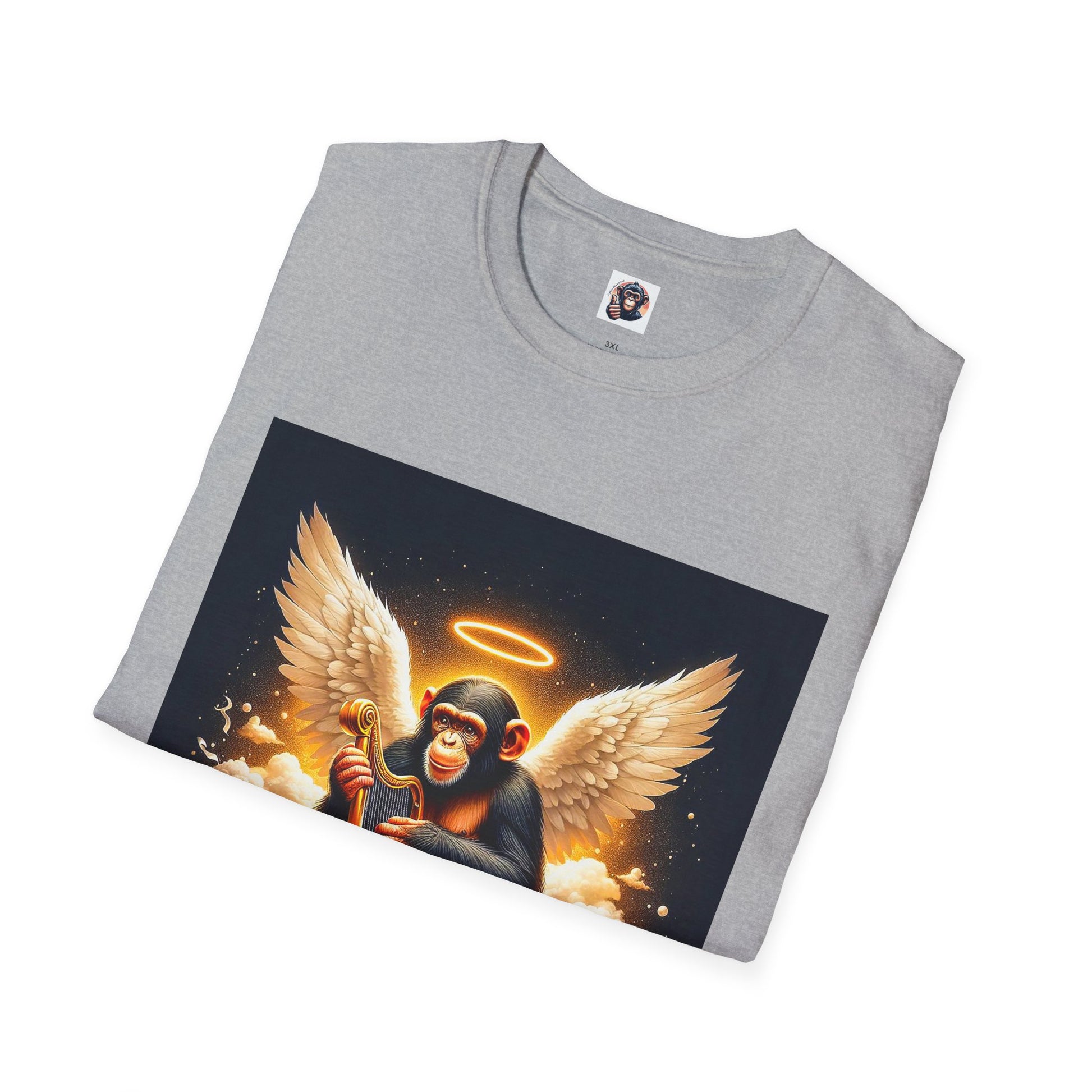 Chimp Angel T-Shirt Printify