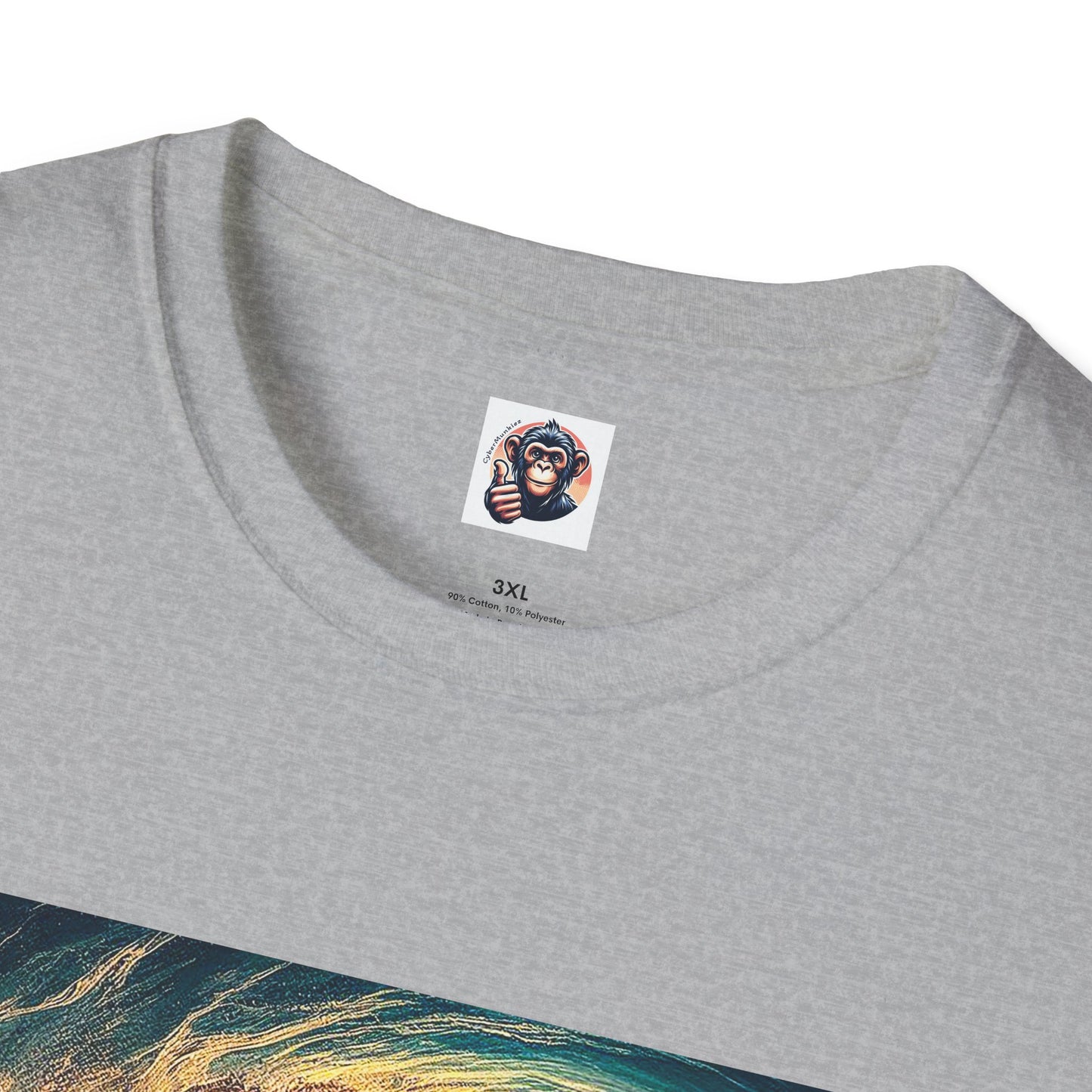 Chimp surfs up T-Shirt Printify