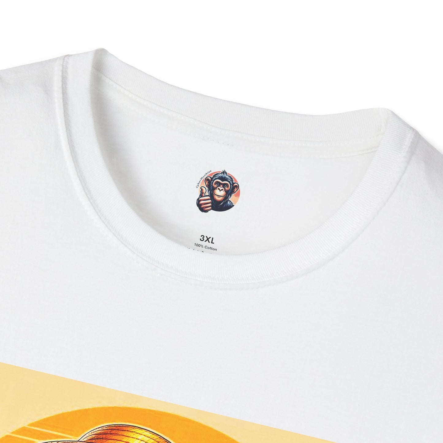 Baboon surfing shirt T-Shirt Printify