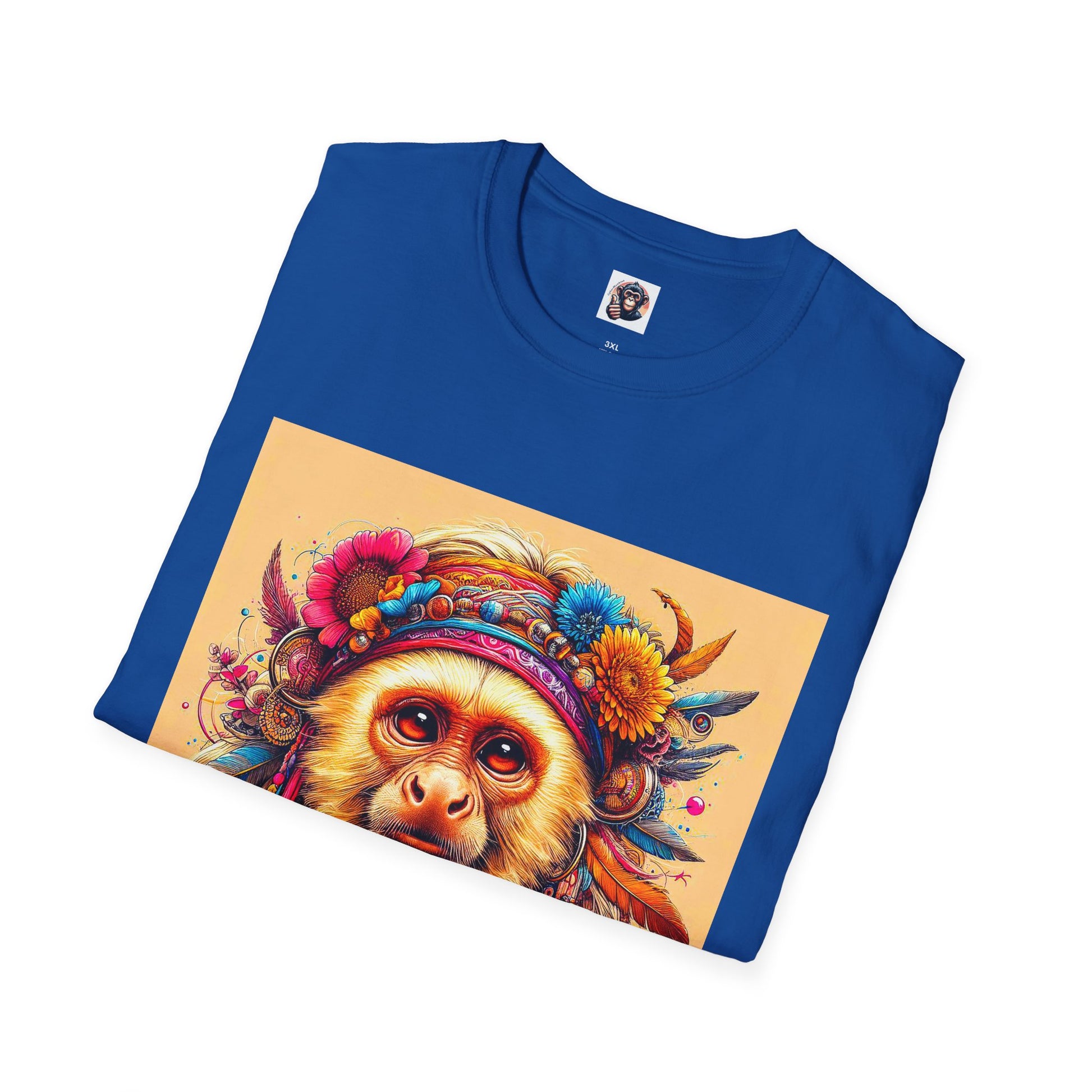 Capuchin Monkey warrior king shirt T-Shirt Printify