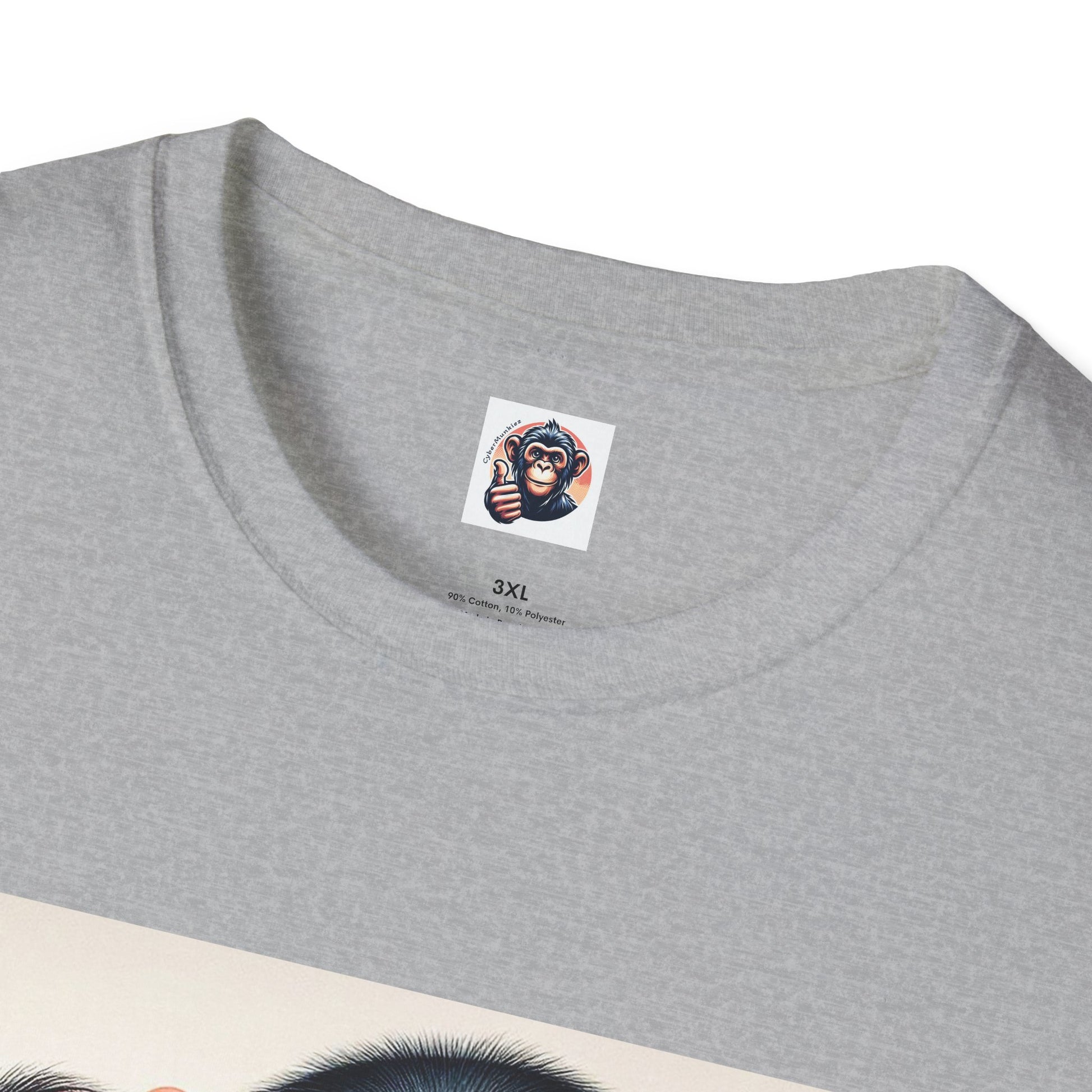 Bonobo muscles man T-Shirt Printify