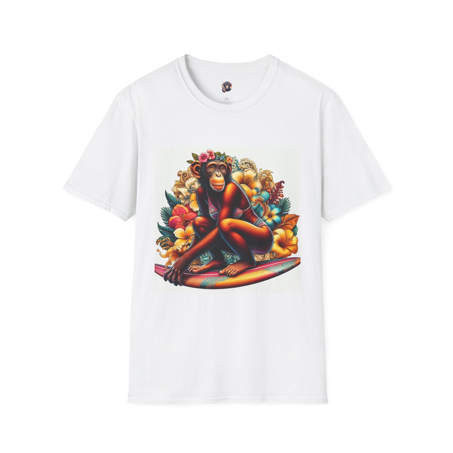 Bonobo T-Shirt Printify S White