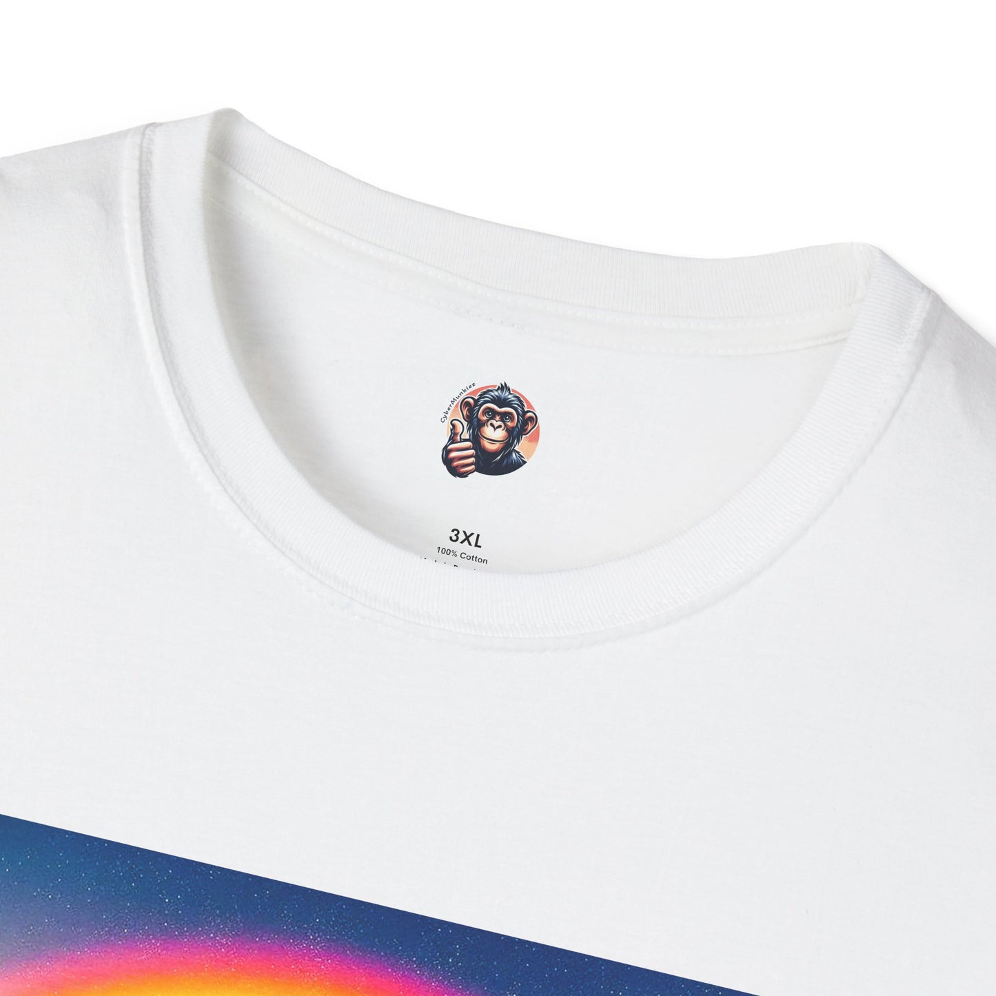 Capuchin Monkey rainbow bridge shirt T-Shirt Printify