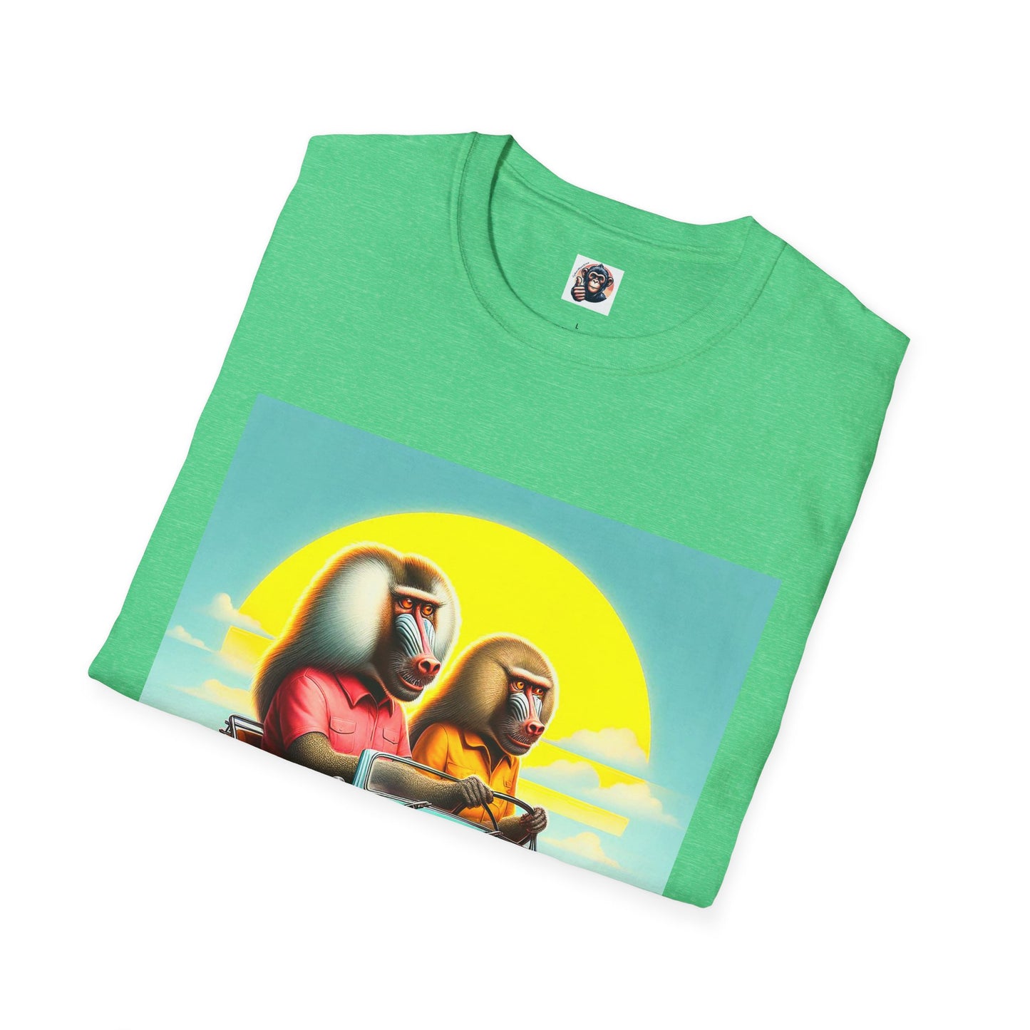 Wacky Baboon couple driving