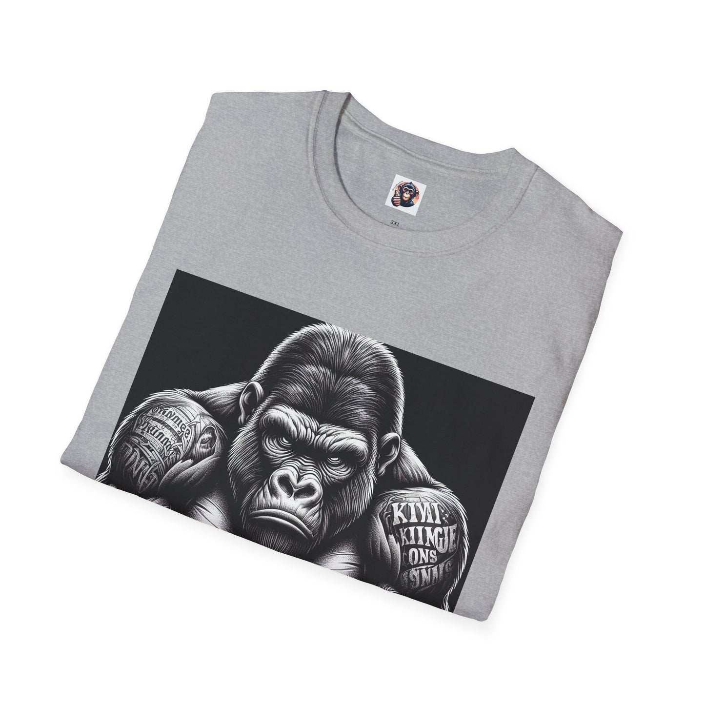 Gorilla tough guy shirt T-Shirt Printify