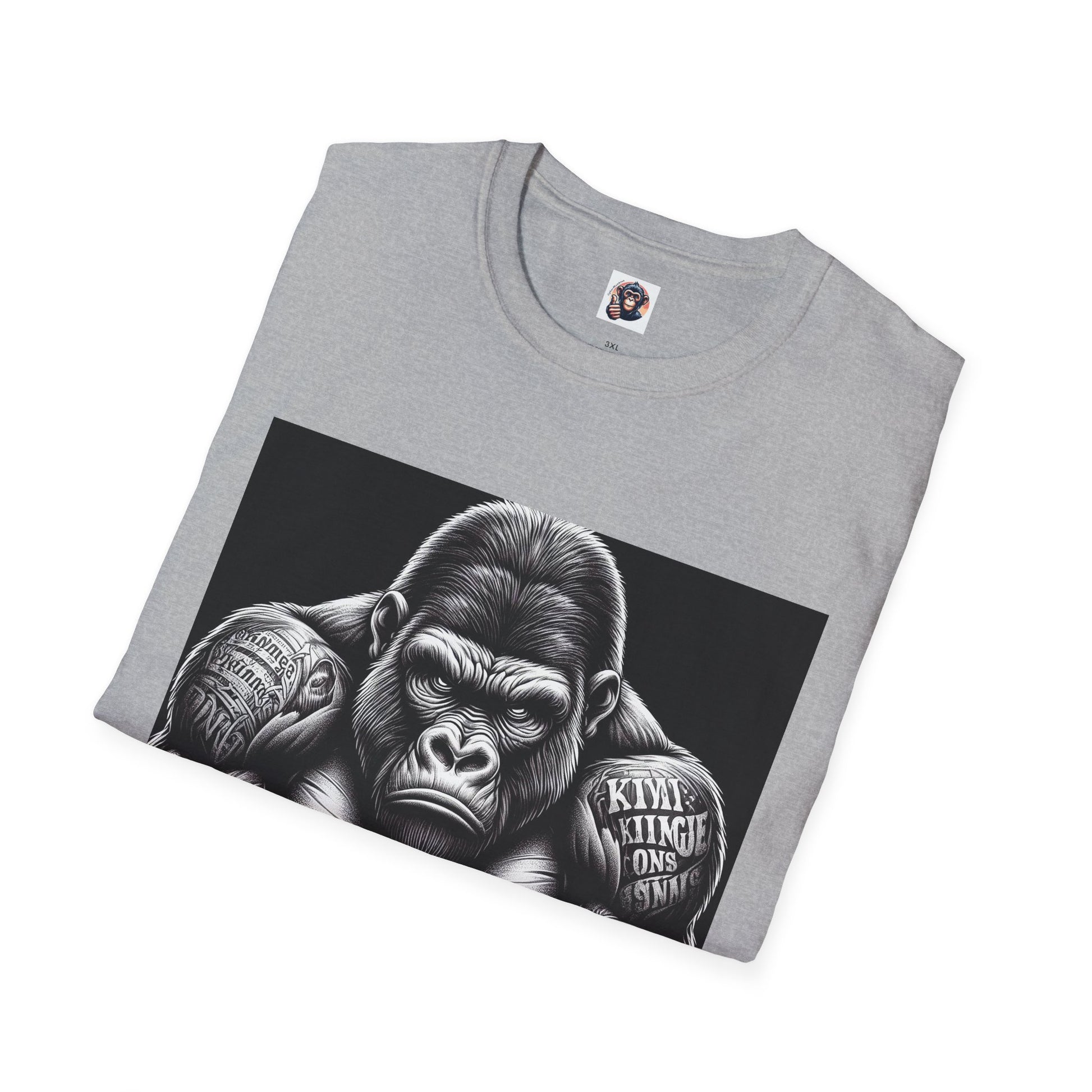 Gorilla tough guy shirt T-Shirt Printify