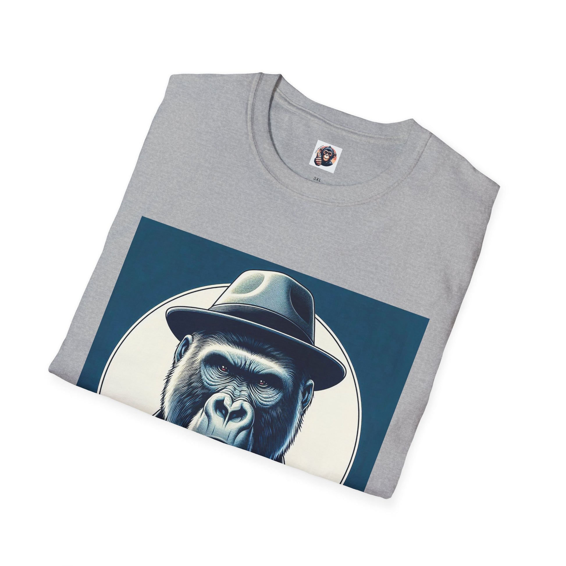 Gorilla working man T-Shirt Printify
