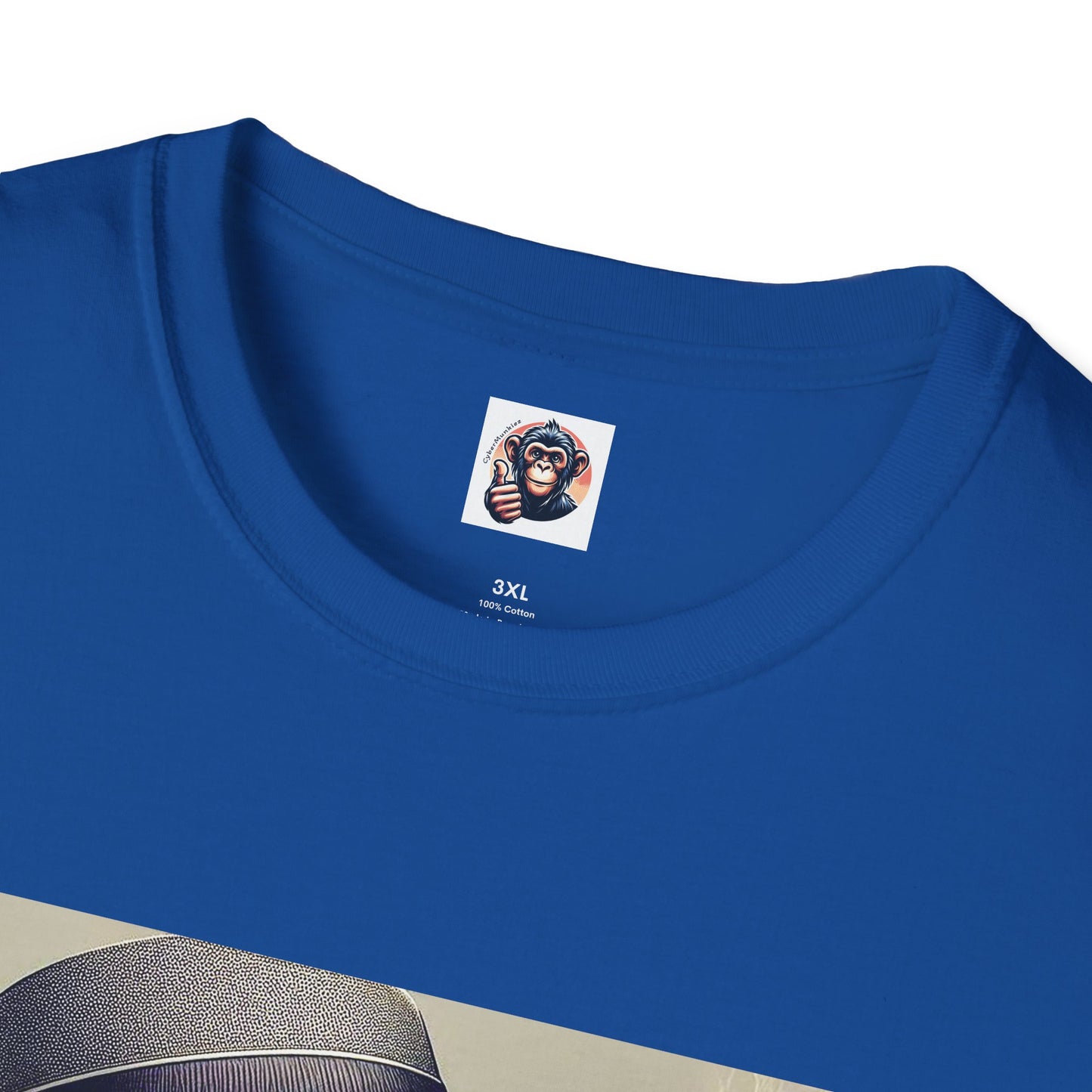 Chimp smoking shirt T-Shirt Printify