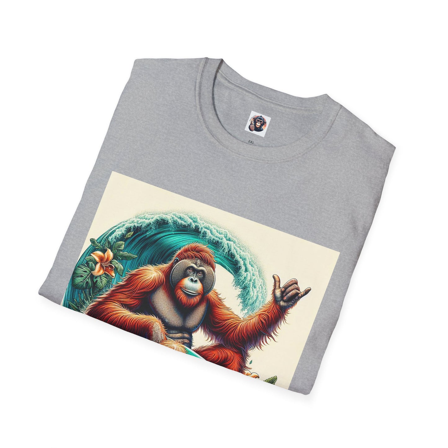 Orangutans beach dude T-Shirt Printify