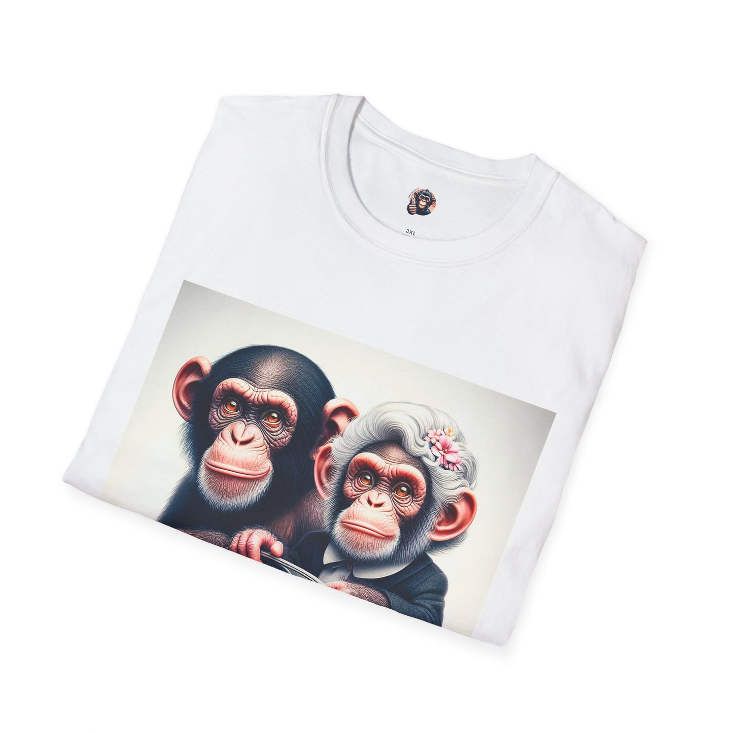 Wacky Chimp baby driver T-Shirt Printify