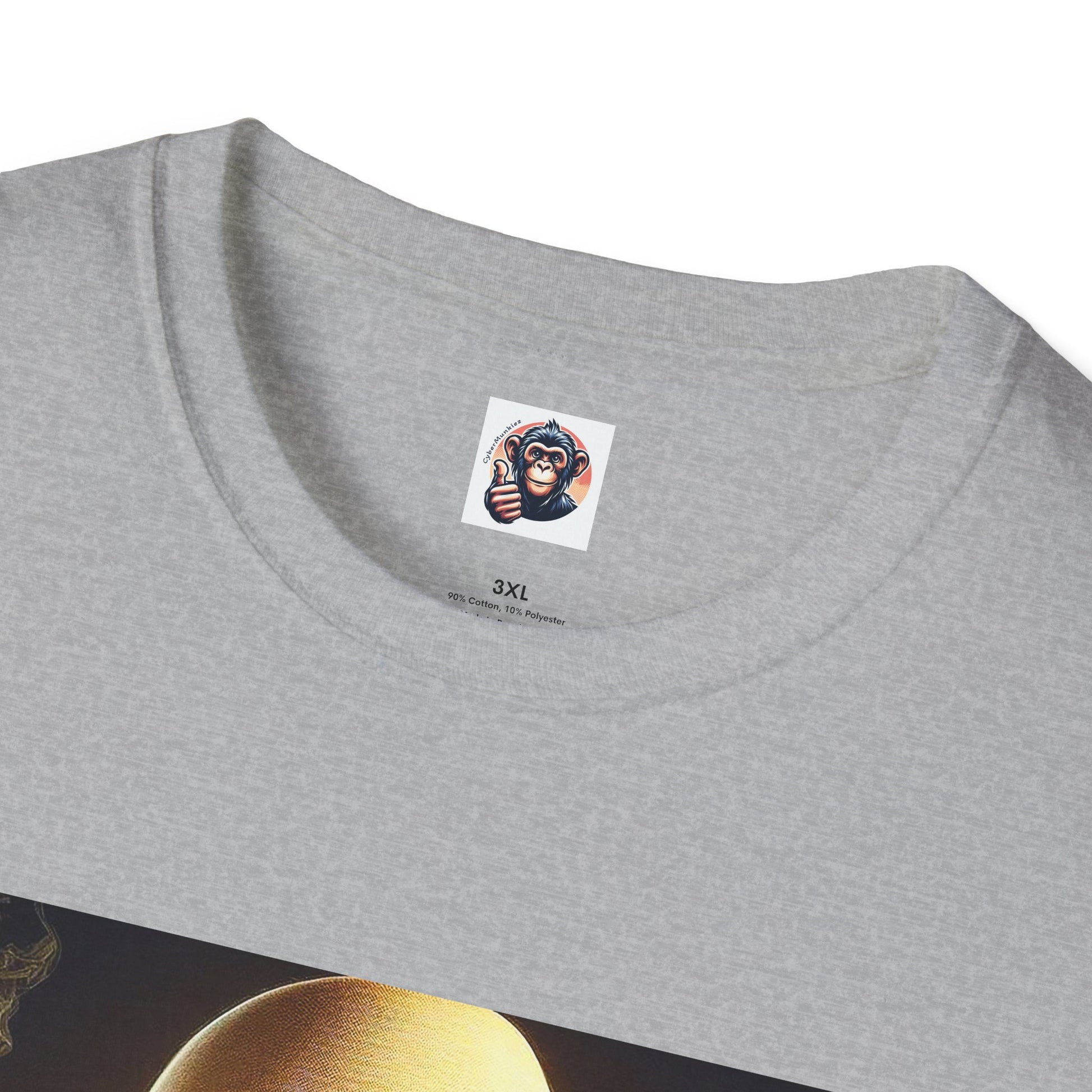 Bonobo whiskey and smoking T-Shirt Printify