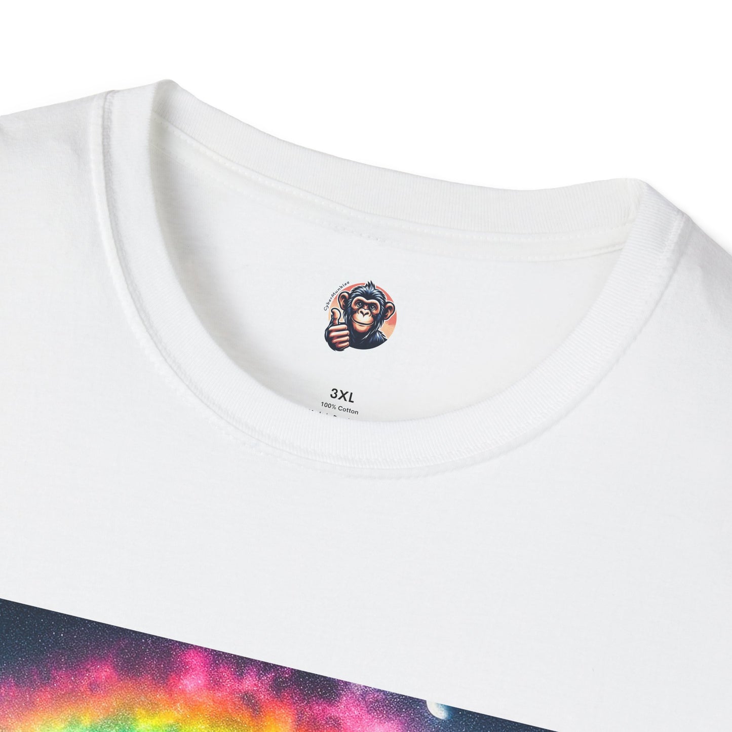 Bonobo rainbow bridge T-Shirt Printify