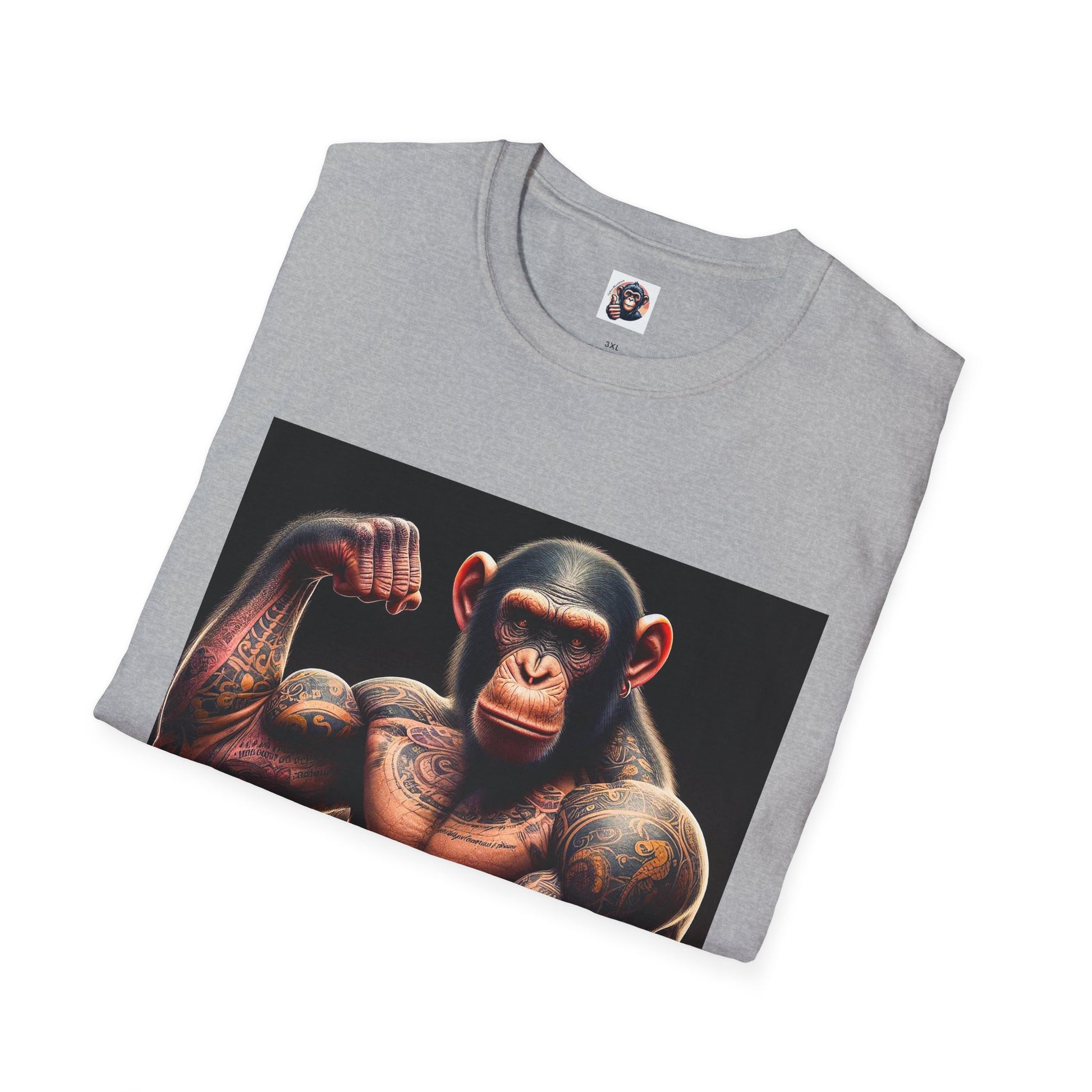 Bonobo muscles T-Shirt Printify