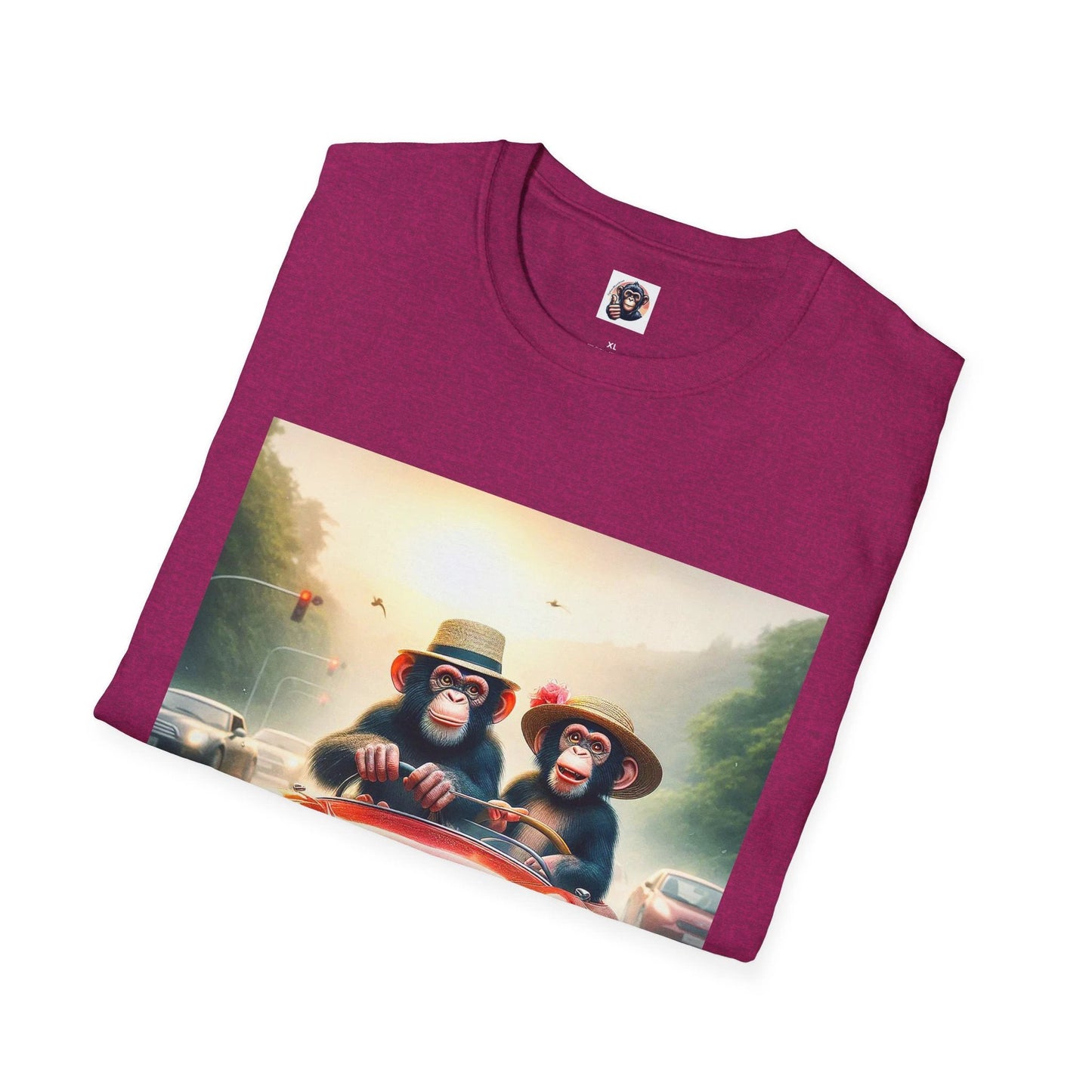 Wacky Chimp red car by Printify