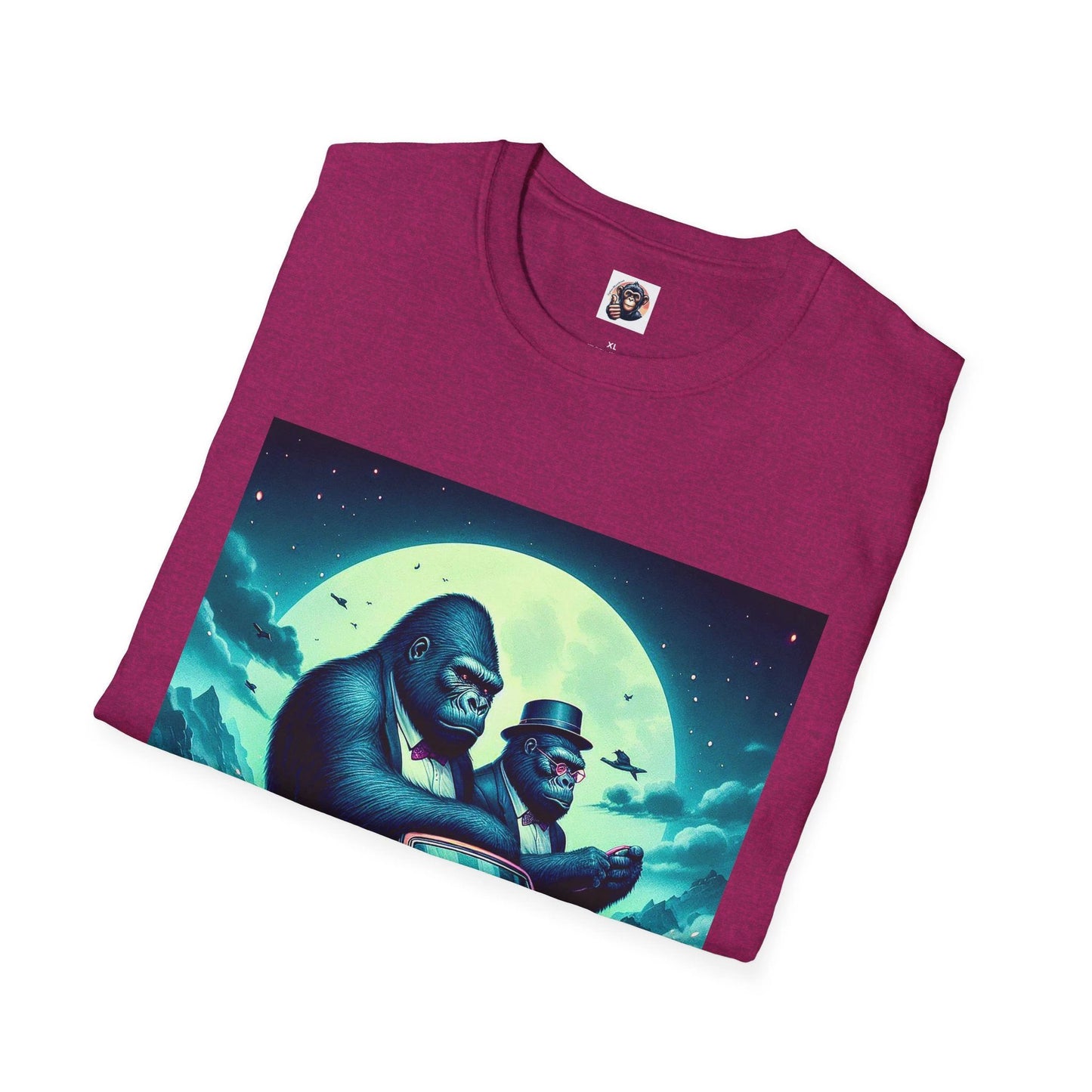 Wacky Gorilla purple car by Printify