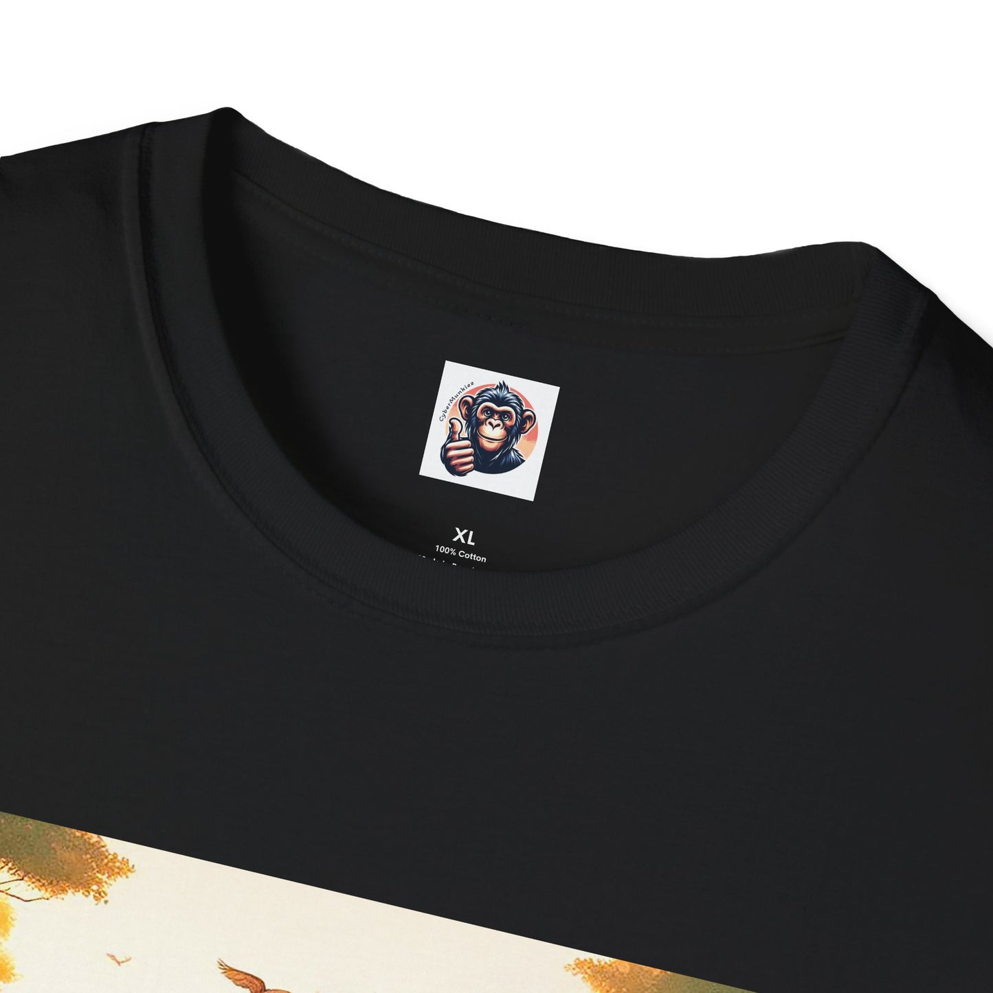 Wacky Orangutans red car T-Shirt Printify