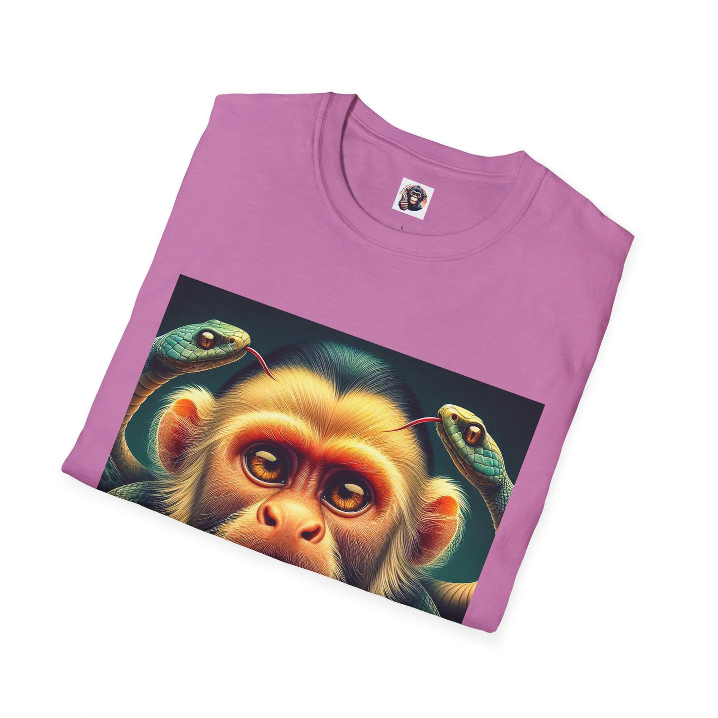 Capuchin Monkey scary snakes shirt