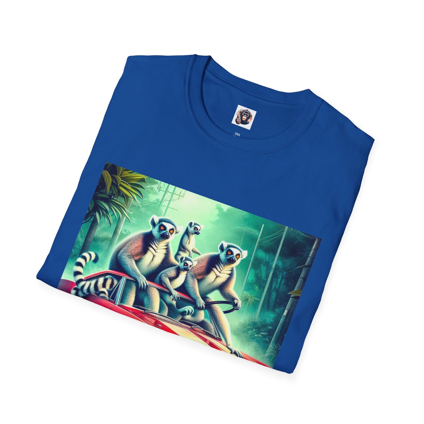 Wacky Lemurs crazy drivers T-Shirt Printify