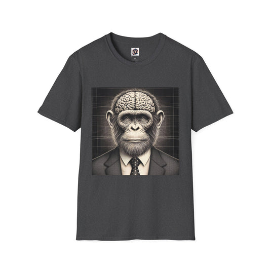 Homo Sapiens business man T-Shirt Printify XS Dark Heather